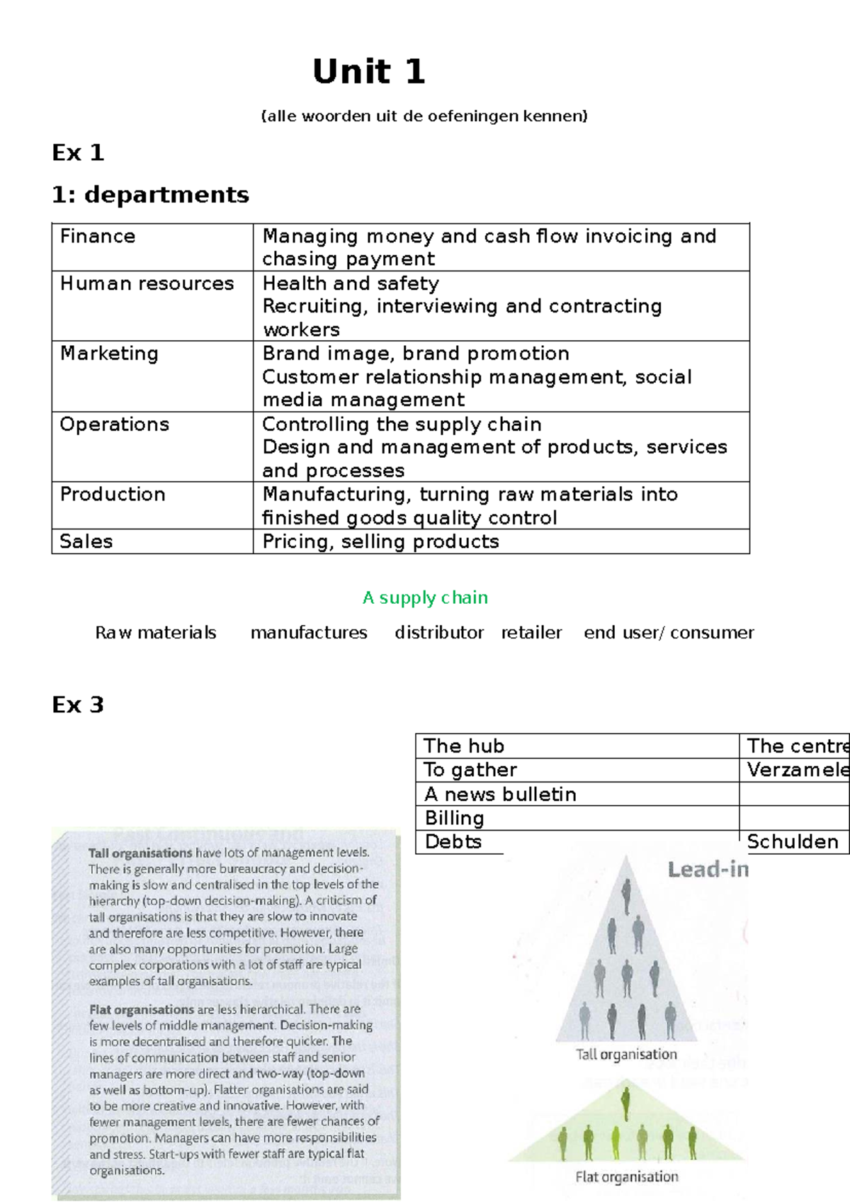 Unit 1 - Semester 1 Overview and Key Terms - Studocu