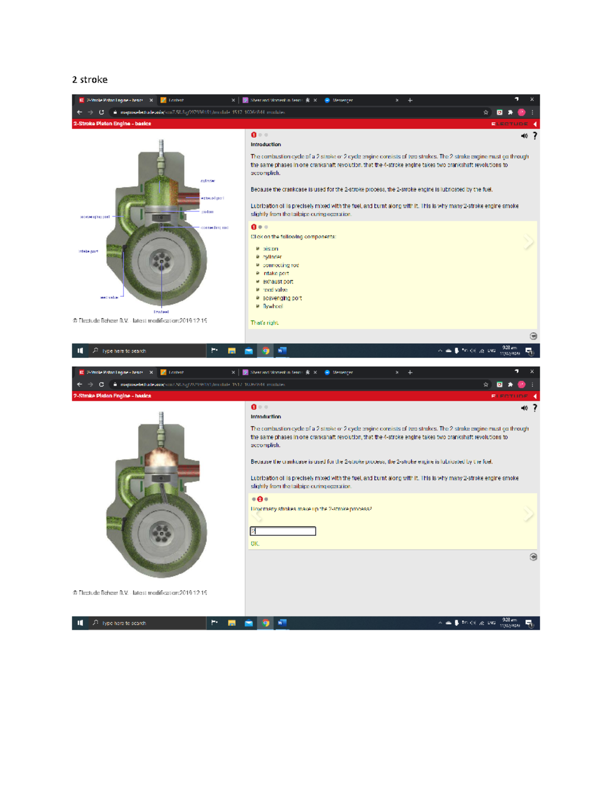 2-Stroke Engine Basics - Electude Assignment Overview - Studocu