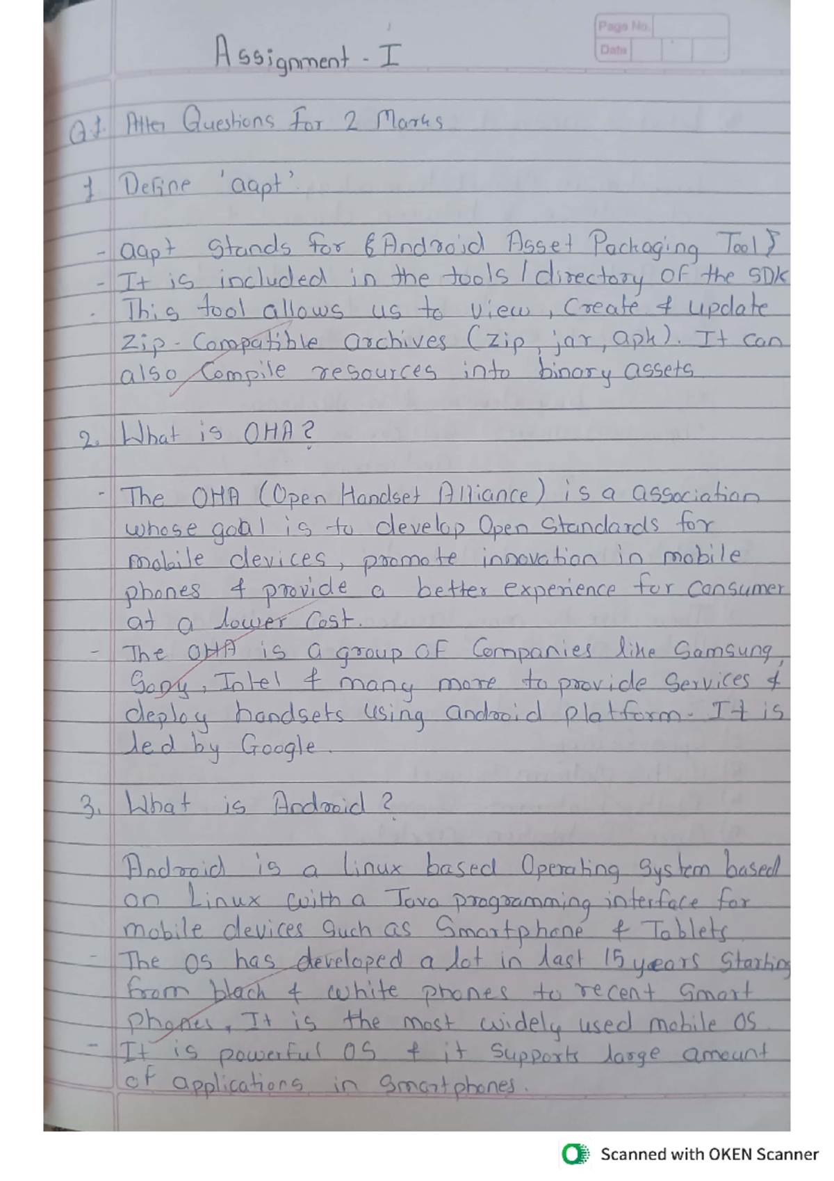 MAD 1 - Android Notes: Key Concepts and SDK Tools Explained - Studocu