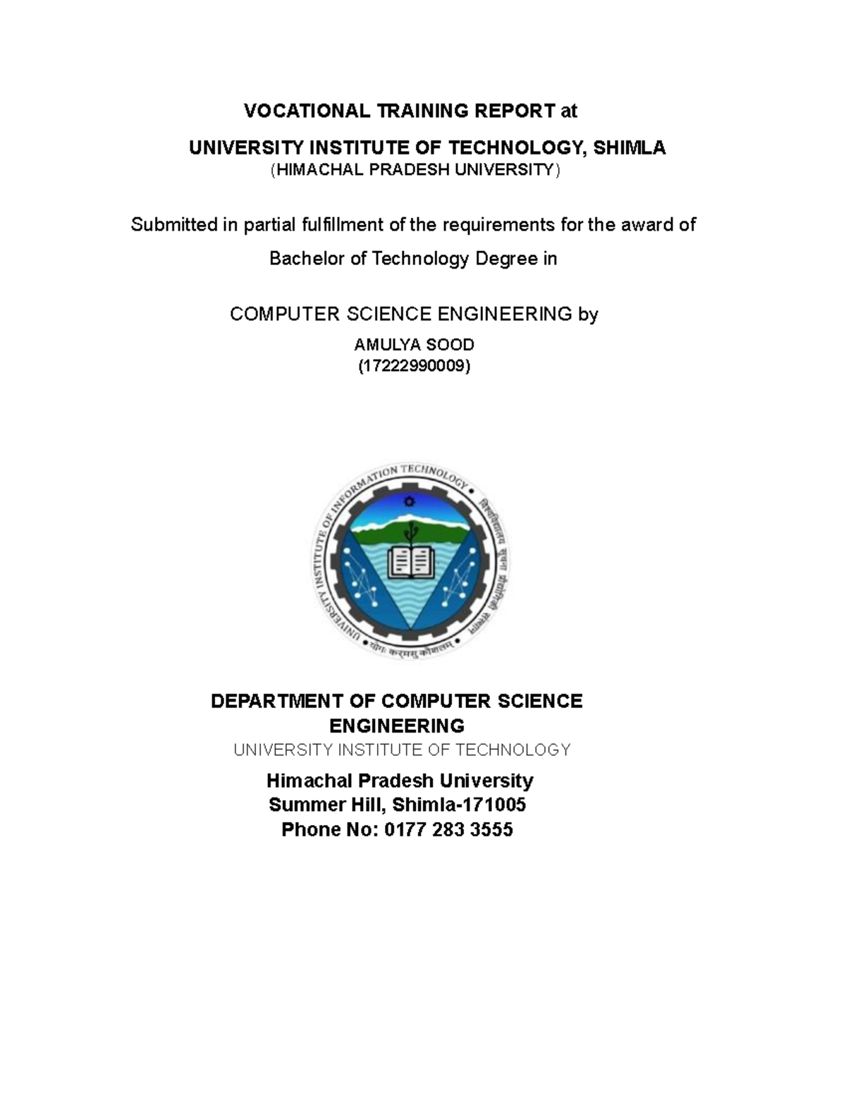 Vocational Training Report: Weather App Development Using Open Weather ...