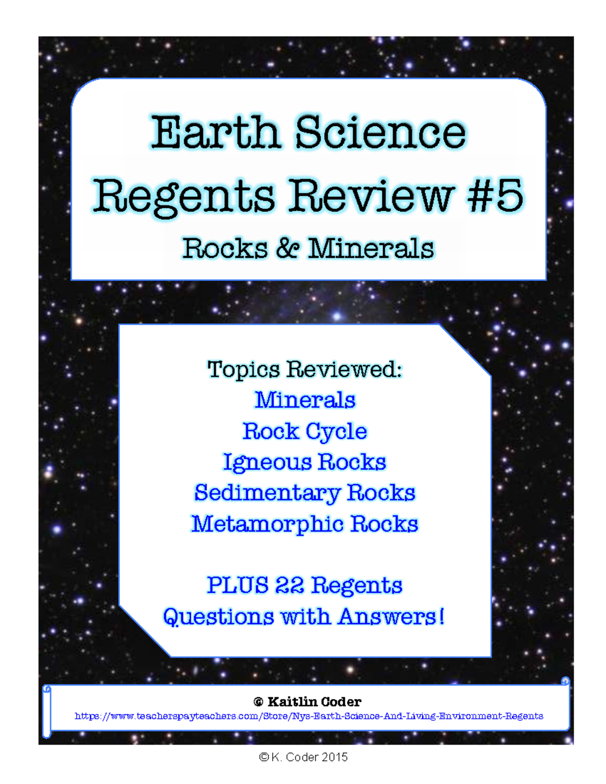 Earth Science Regents Review: Rocks & Minerals Study Guide (ESRT) - Studocu