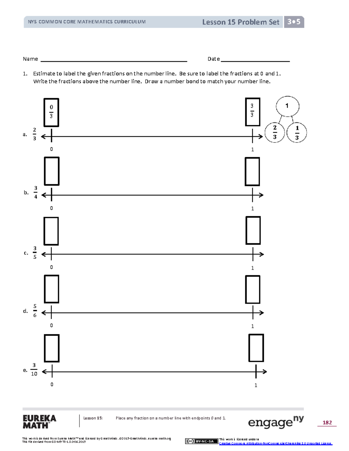 NYS COMMON CORE MATH M5 Lesson 15 Problem Set 3-5 - Studocu