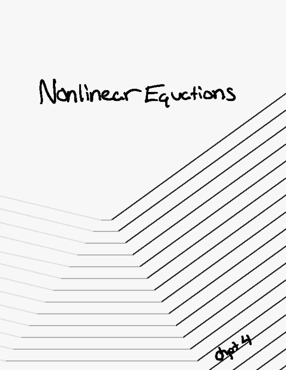 Chapter 4 Lecture - Nonlinear Equations chpt ChapterL ...