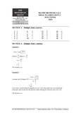 Practice materials for Studying Math Methods Unit 3 and 4 in VCE ...