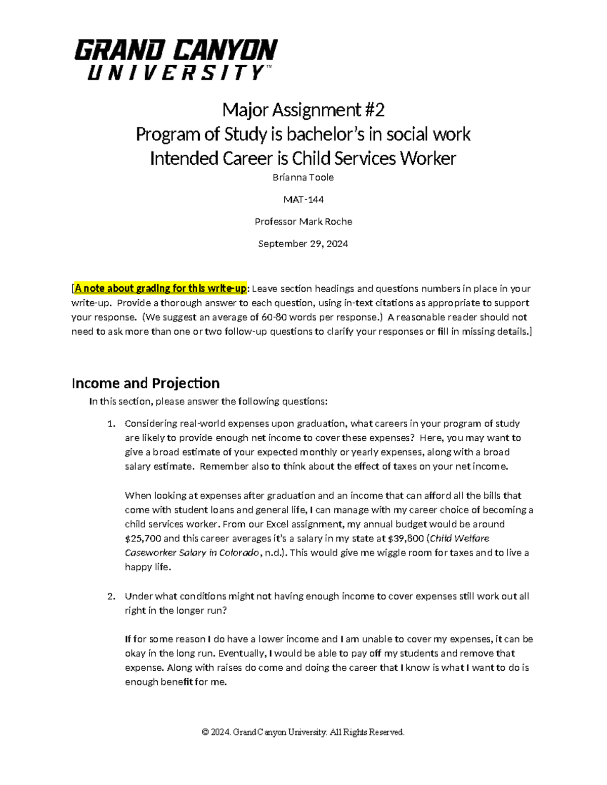 MAT-144-RS-Online-Major Assignment 2: Financial Literacy Insights - Studocu