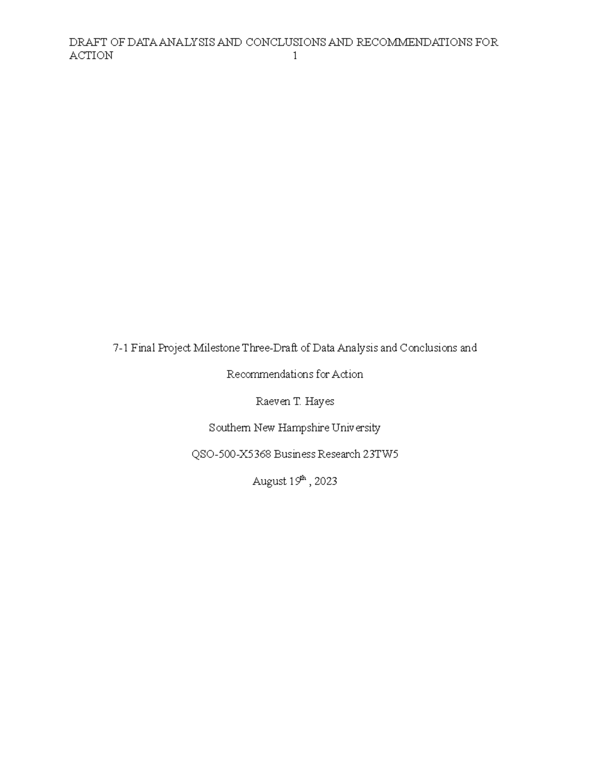 QSO-500 Final Project Milestone 3: Data Analysis, Conclusions ...
