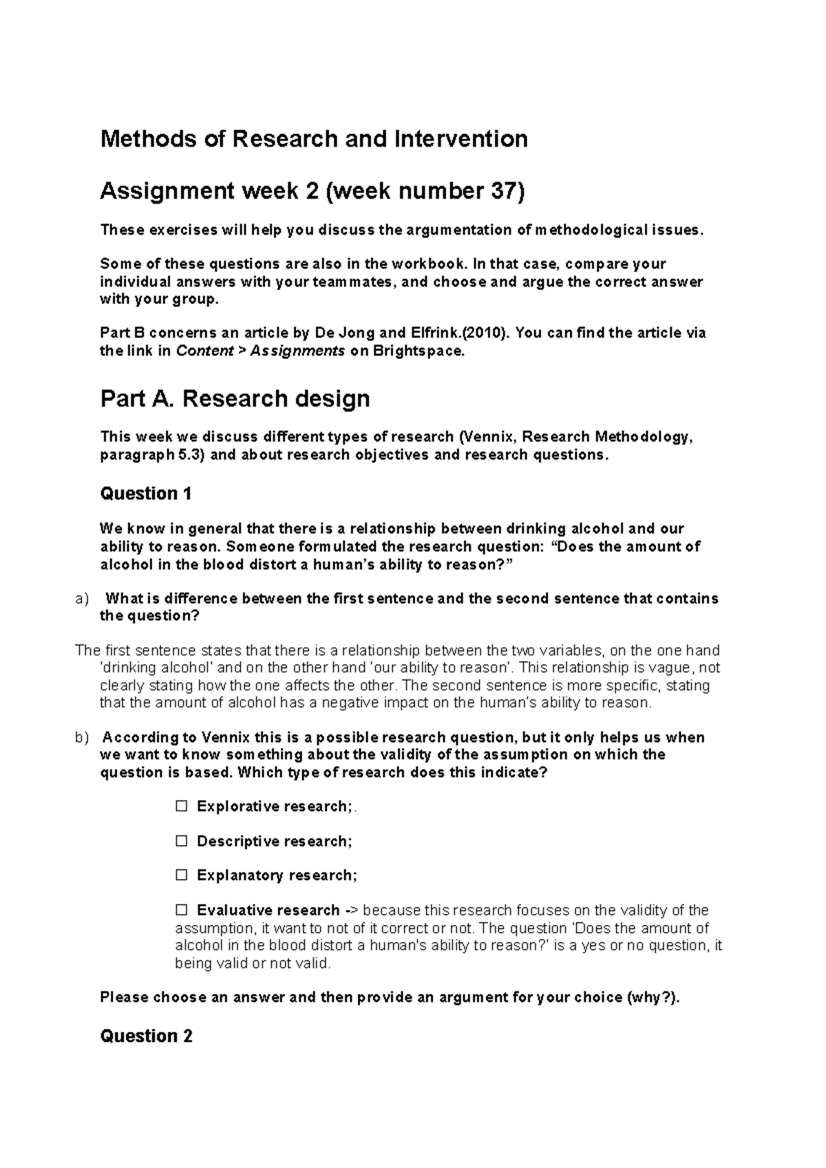 MRI Group Assignment 1 - Research Methods & Design Analysis (Week 2 ...