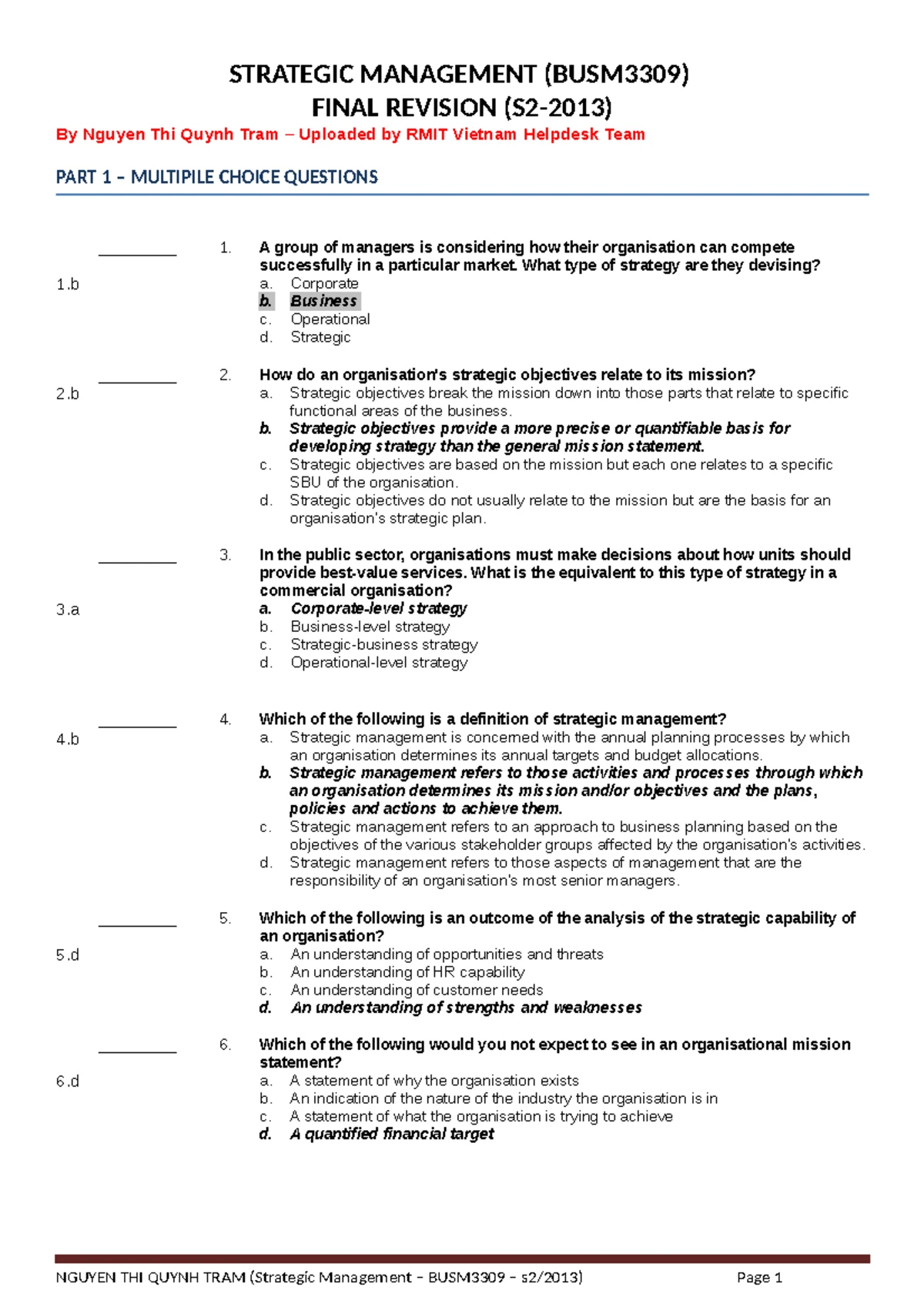 Chapter 2 2016 self test - Chapter 2 self test Which of the following ...