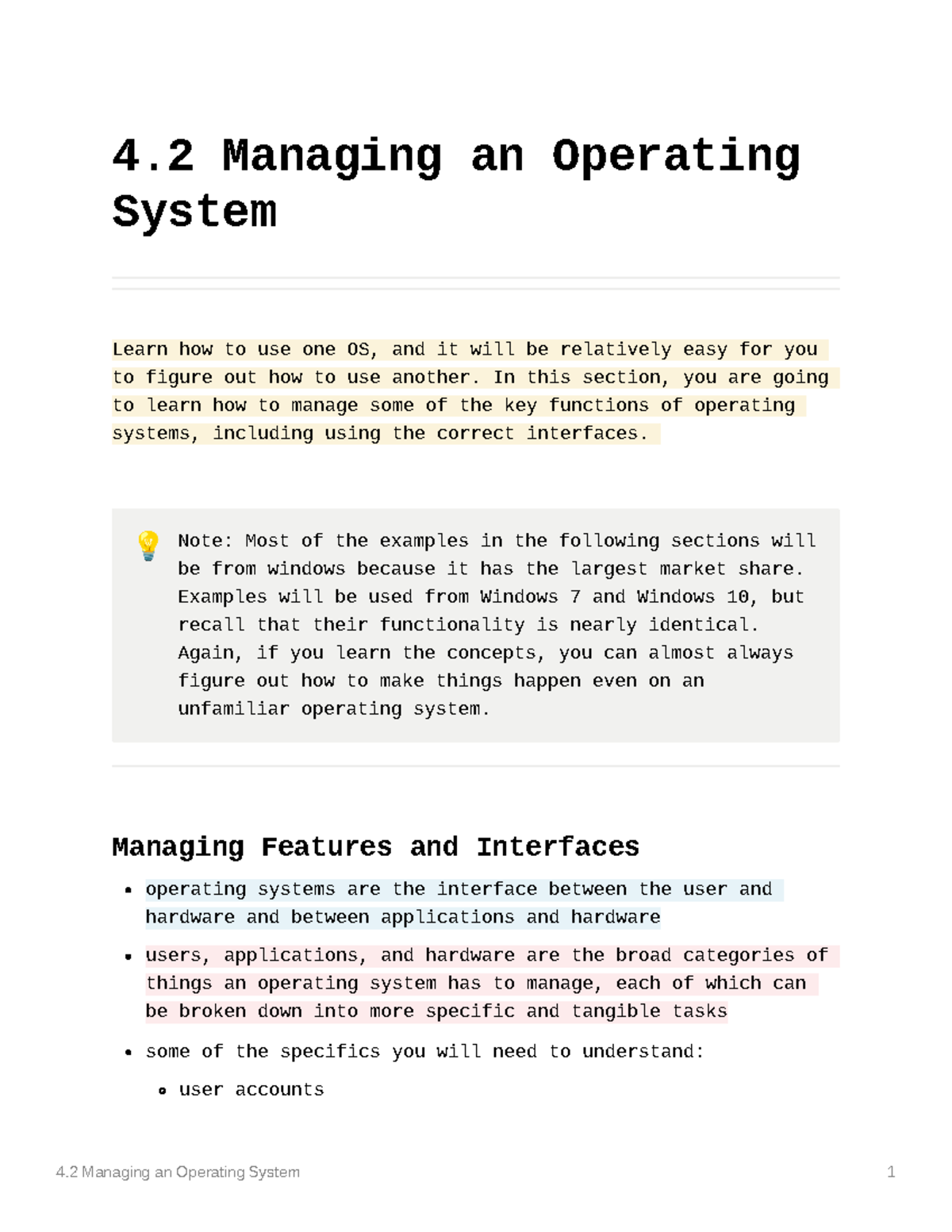4.2 Managing an Operating System - Deprecated API usage: The SVG back ...