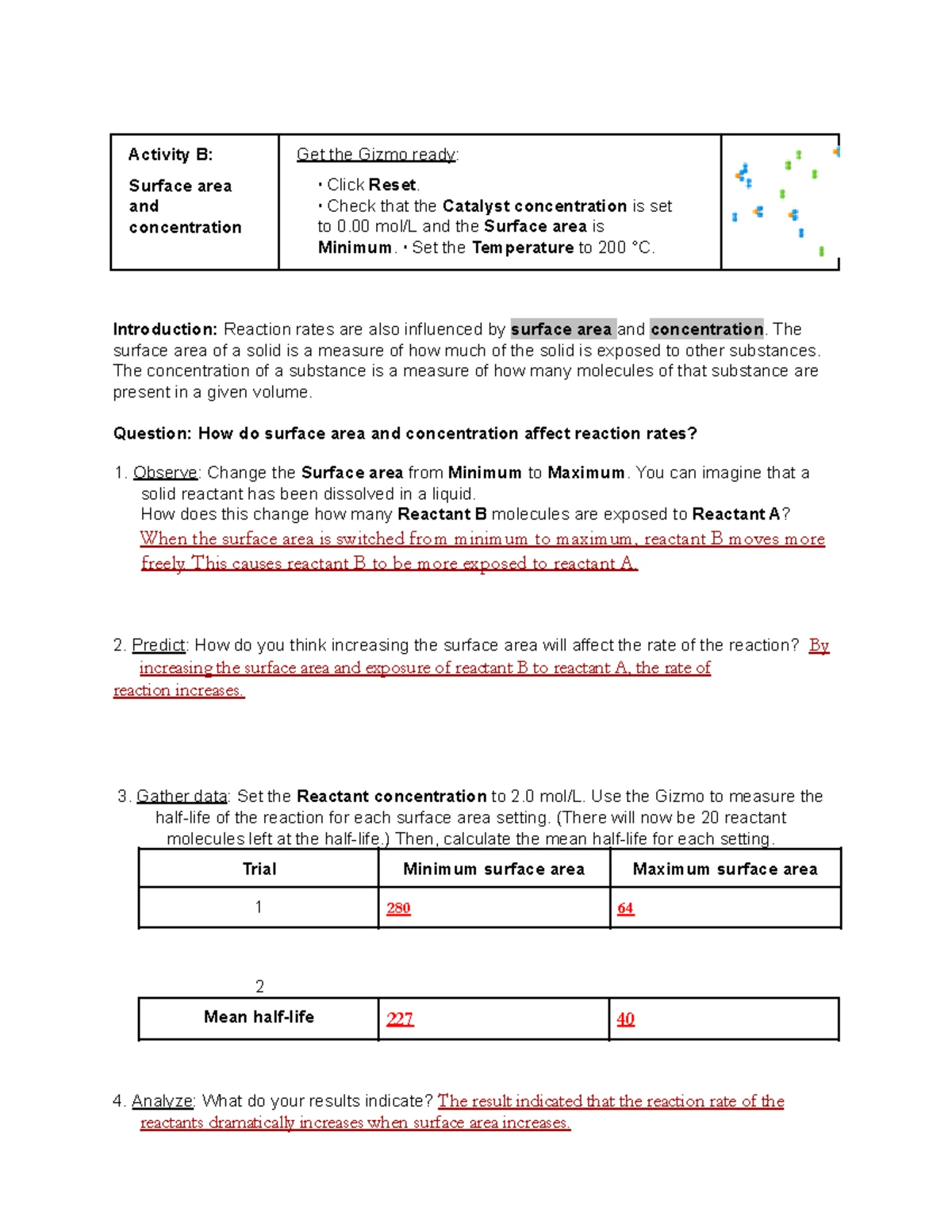Chem1 exp7 - lab report - CHEM 1101 - Studocu