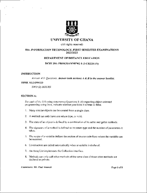 DCIT202 Mobile Application Development Assignment 1 - DCIT202 MOBILE ...
