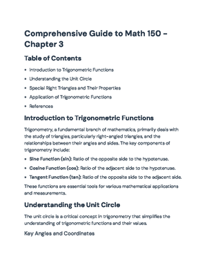 Comprehensive Guide to Trigonometric Functions and Graphs ...