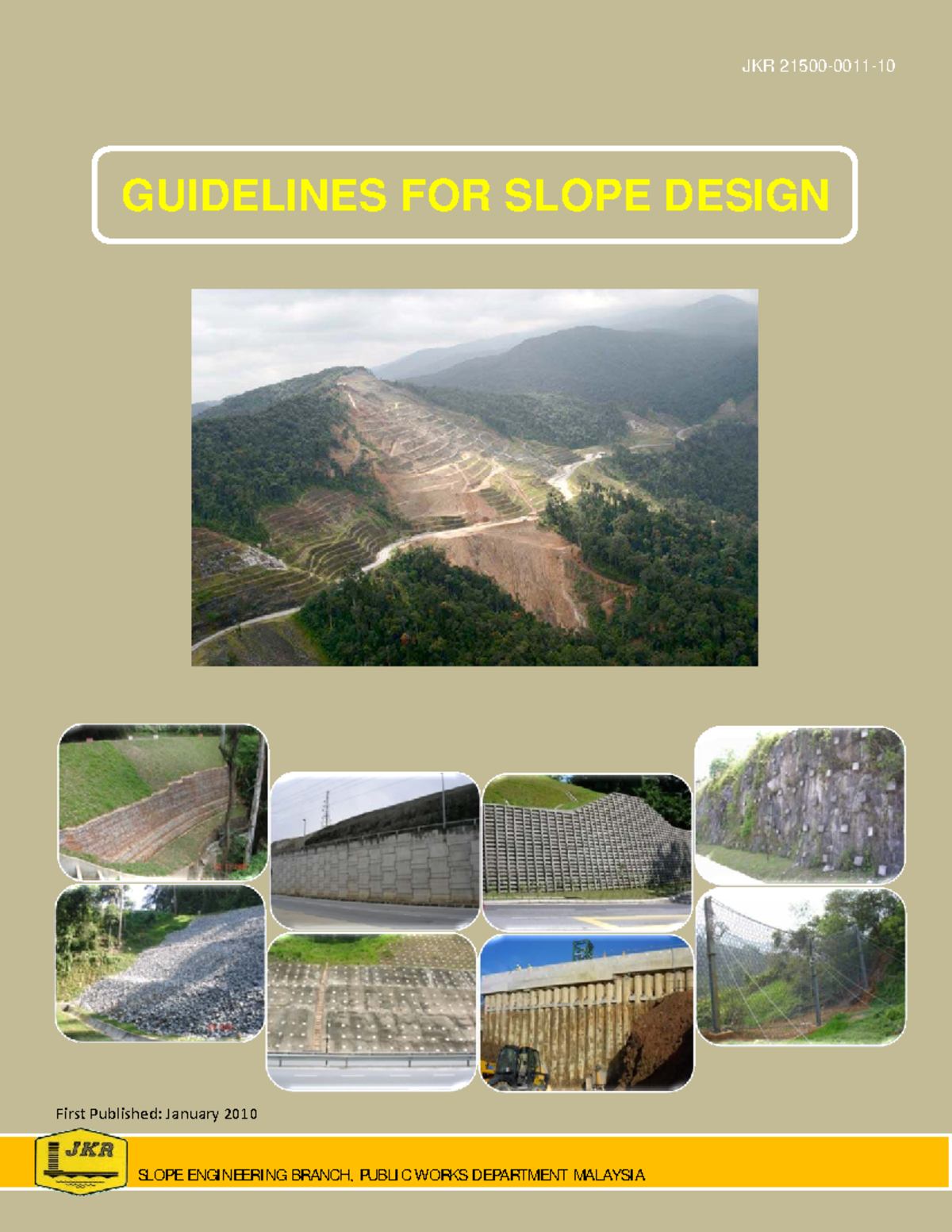 JKR Slope Design Guidelines: Comprehensive Overview and Best Practices ...