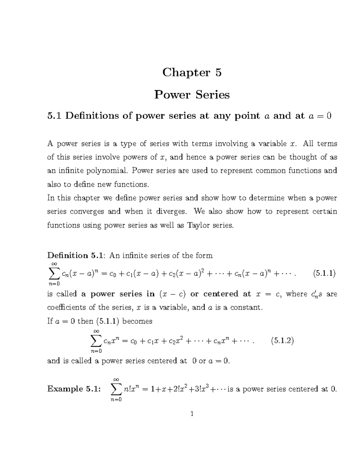 Worksheet on Sequences and Series - Math 2041 - Studocu