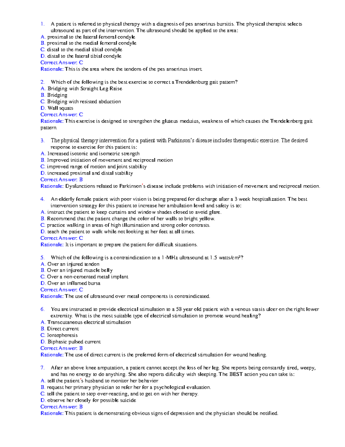 Dutton - Study well :) - A patient is referred to physical therapy with ...