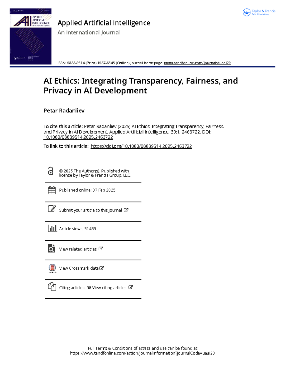 AI Ethics: Transparency, Fairness, and Privacy in AI Development (AI ...