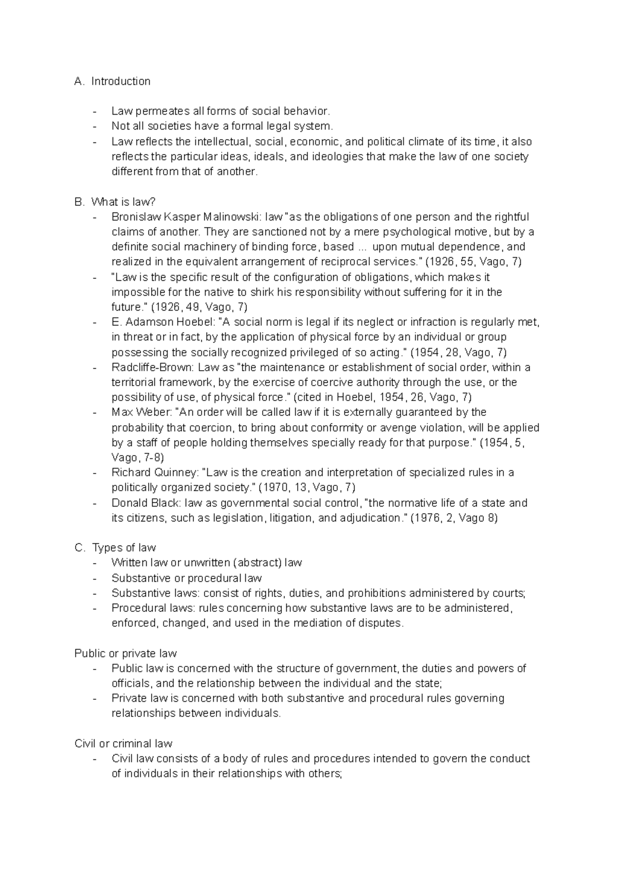 Politics, Law and Society (GPAD1100) Lecture Notes Overview - Studocu