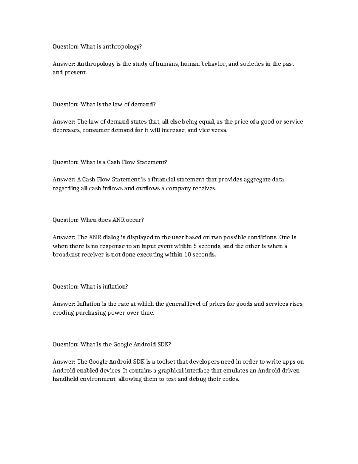 Business Math Study Guide: Key Concepts and Definitions - Studocu