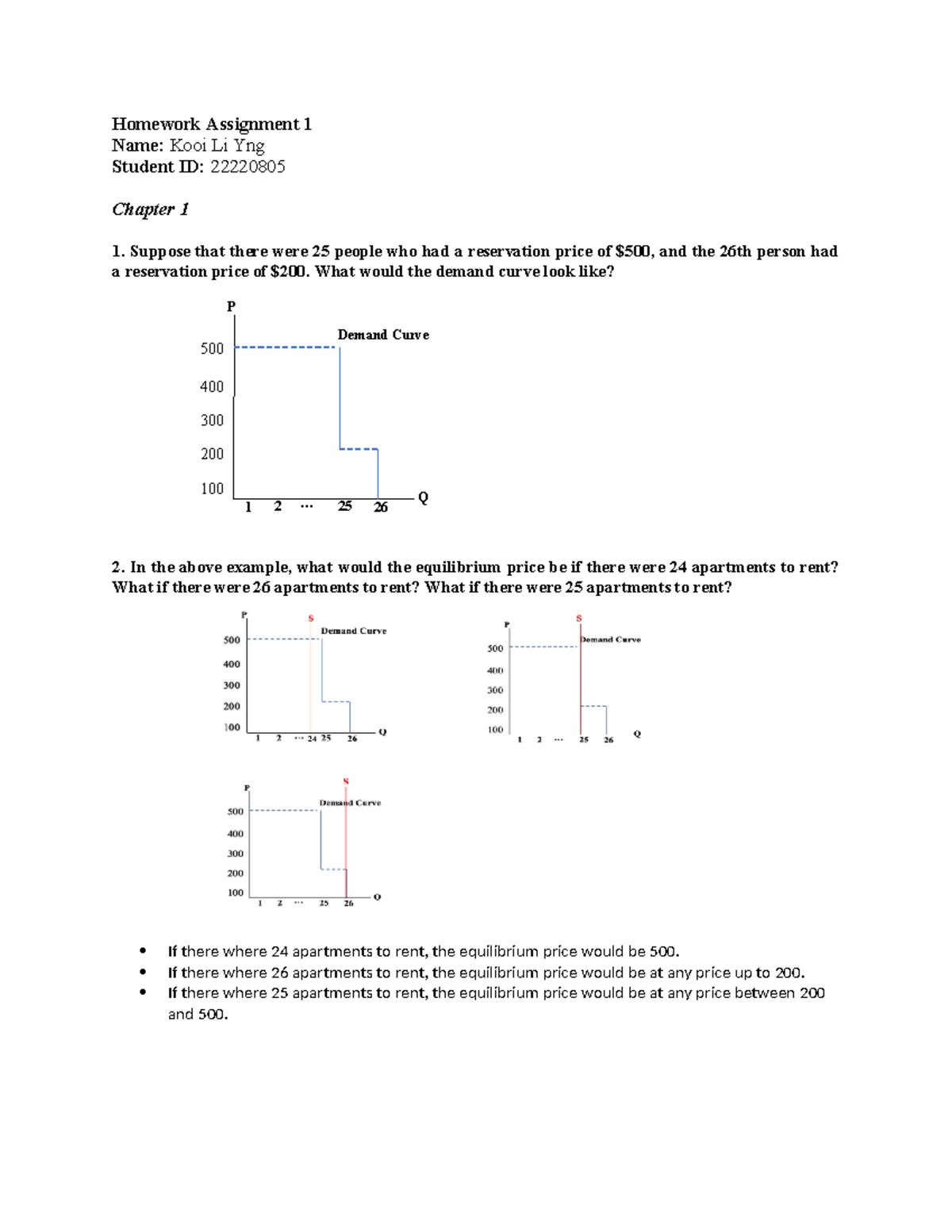 Problem Set 1 - Econ (Econ 101) - Demand Curves & Budget Lines - Studocu