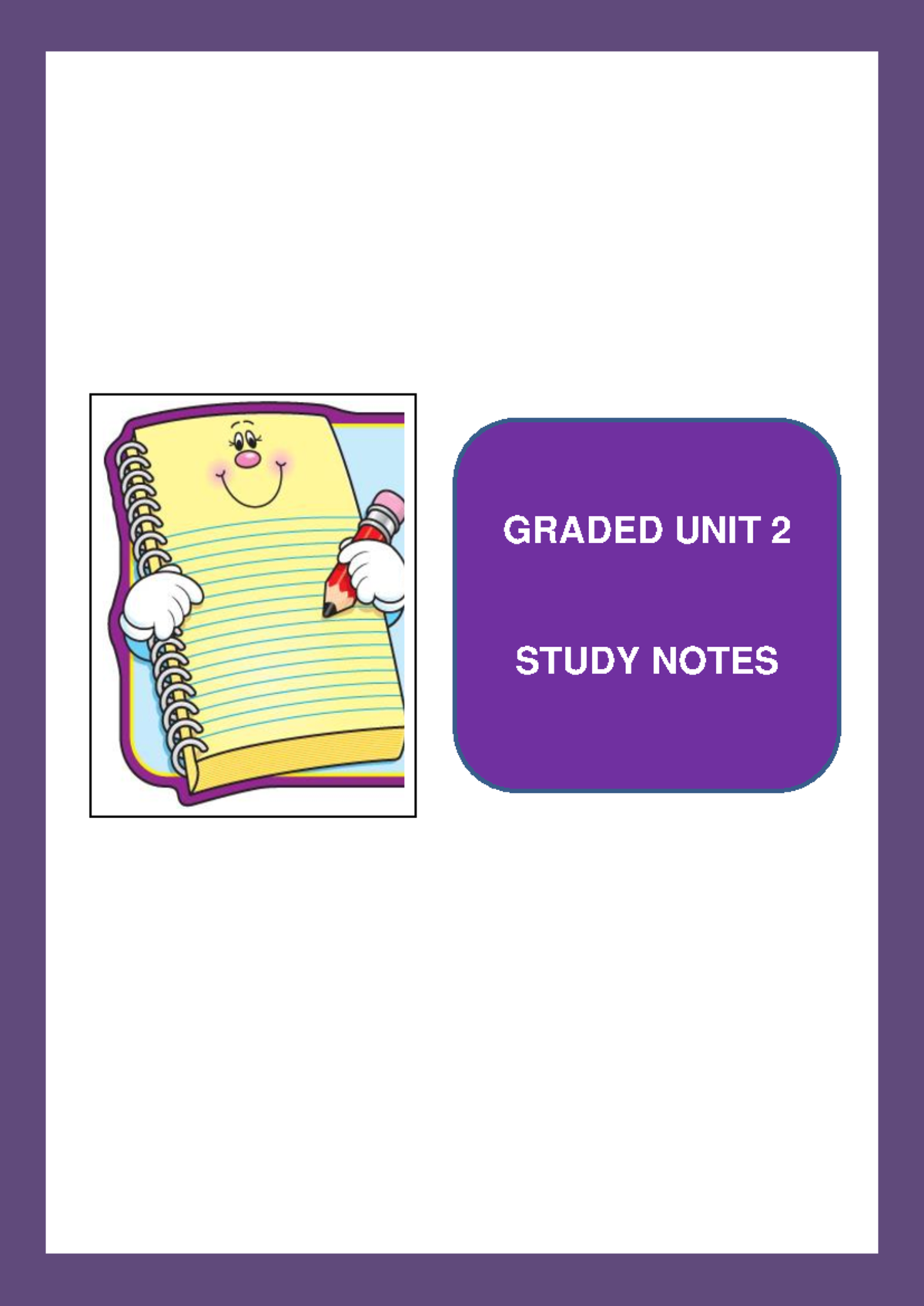 GRADED UNIT 2 2018 STUDY NOTES ON BUSINESS ORGANISATIONS - Studocu