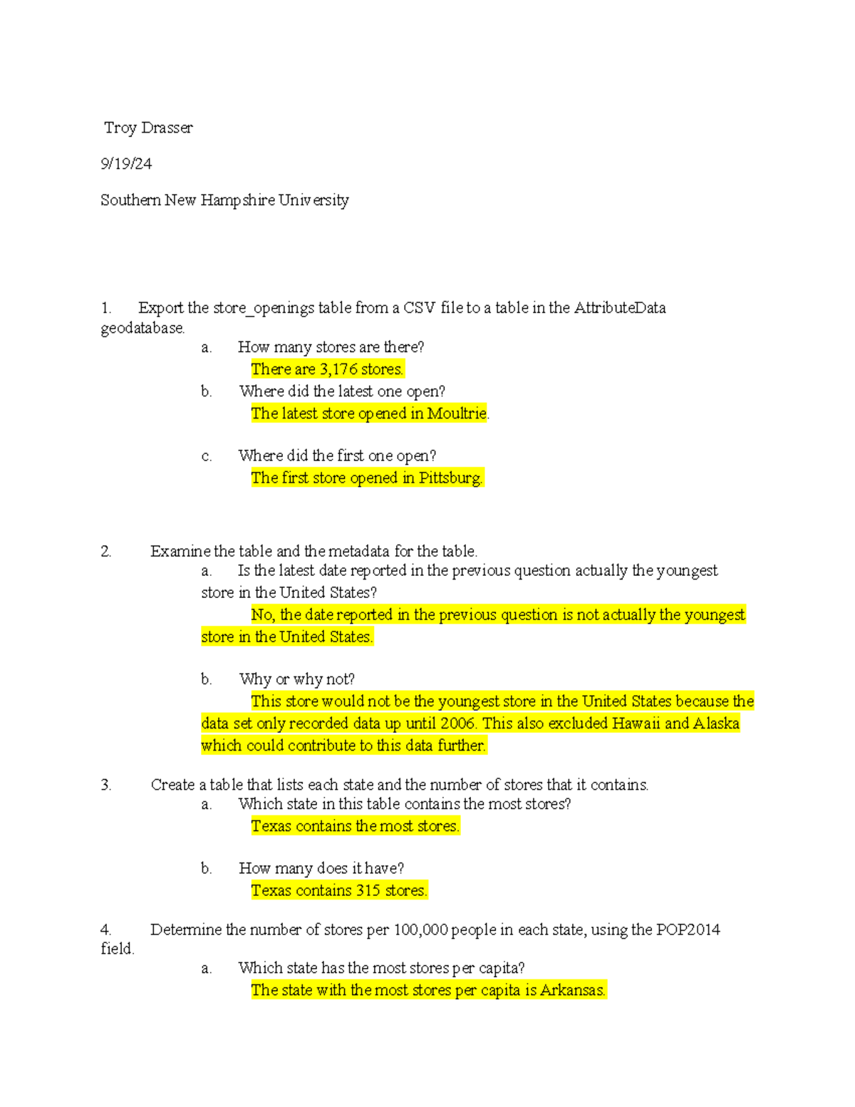 G.I.S 3-2 Assignment: Store Openings and Population Analysis Insights ...