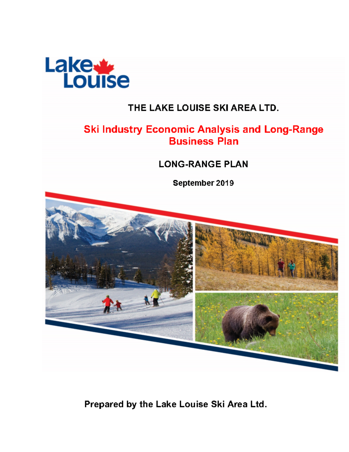 510031216 Ski Industry Economic Analysis: Long-Range Business Plan ...