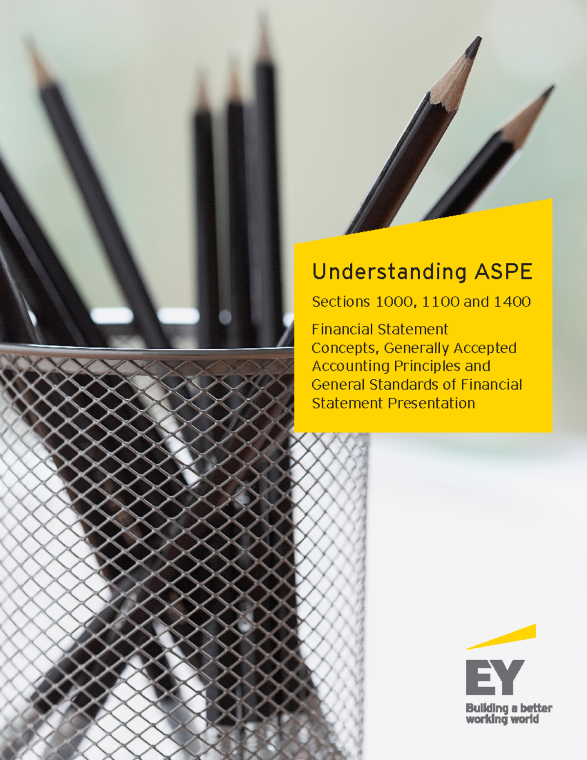 EY-Understanding ASPE: Key Insights on Sections 1000, 1100, and 1400 ...