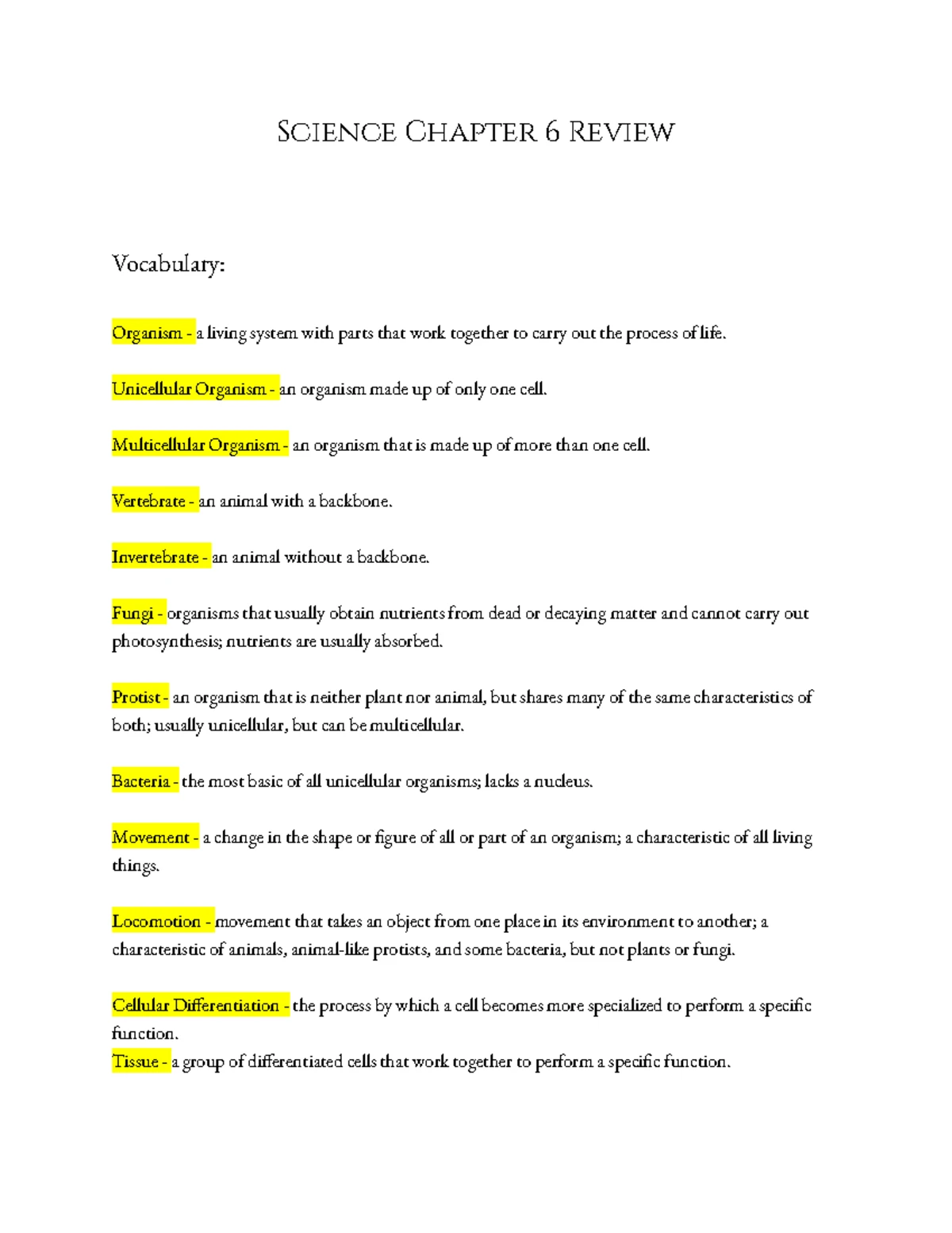Science 9 Final Exam Test Bank Questions and Answers - Studocu