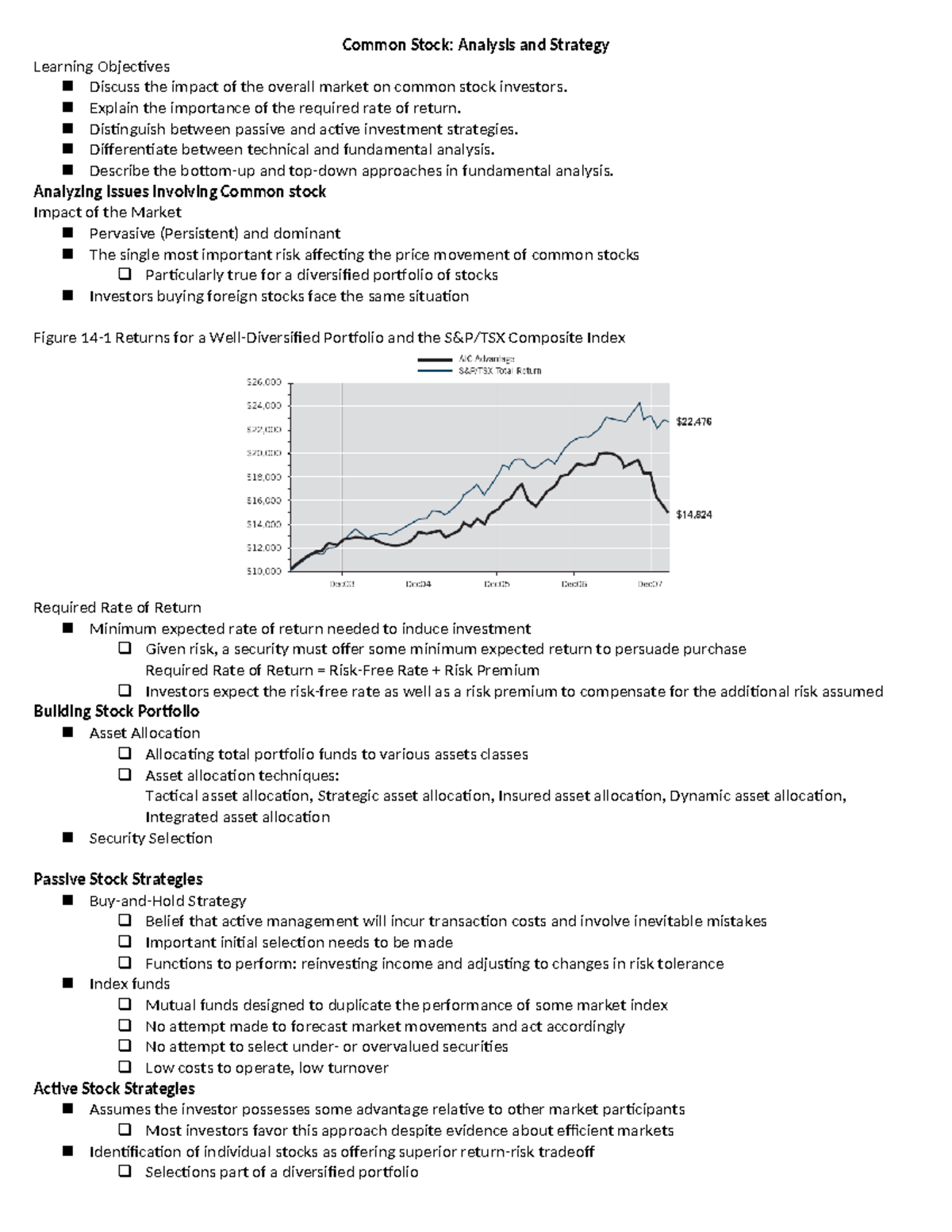 Common Stock Analysis & Investment Strategies: Key Insights and Methods ...