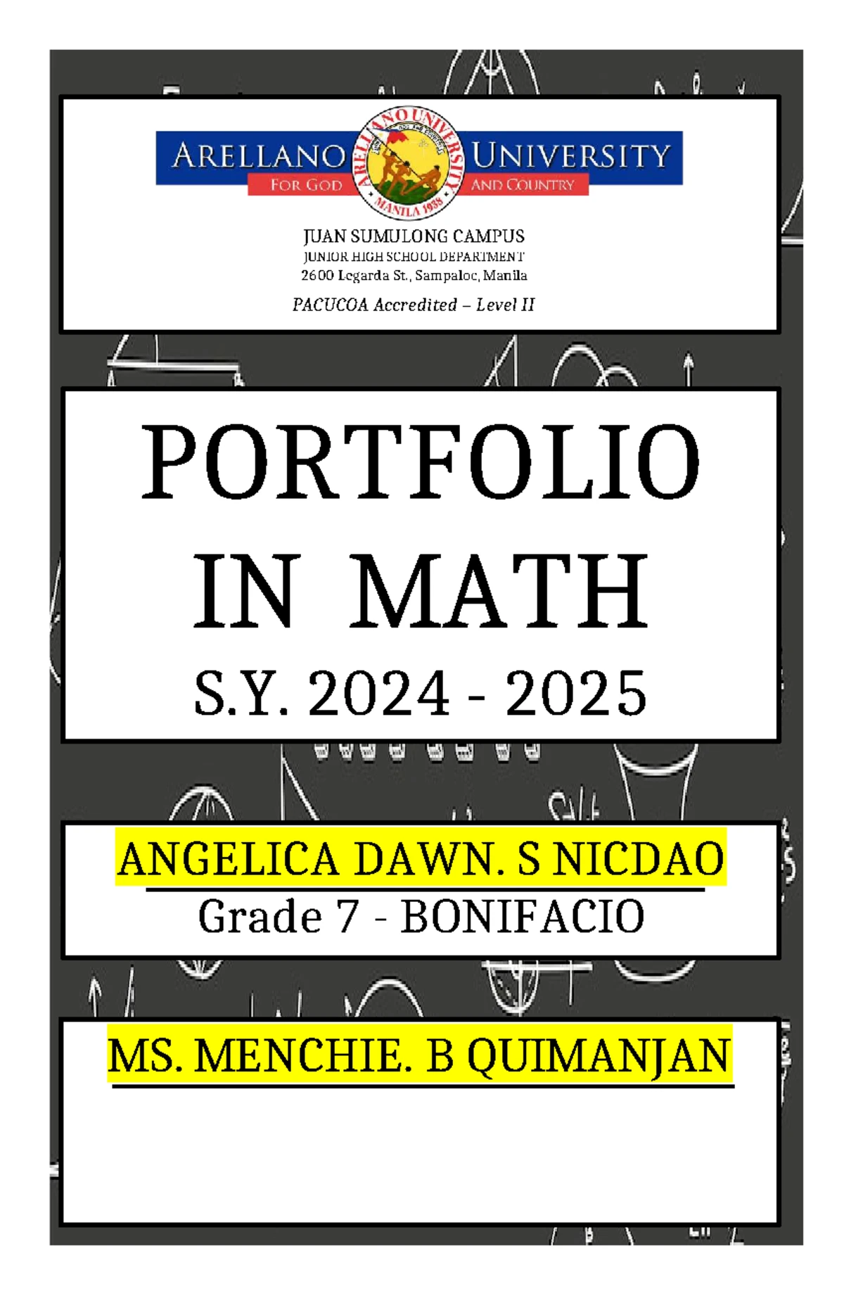 AP9 Portfolio Content Format for Araling Panlipunan 9 Students - Studocu