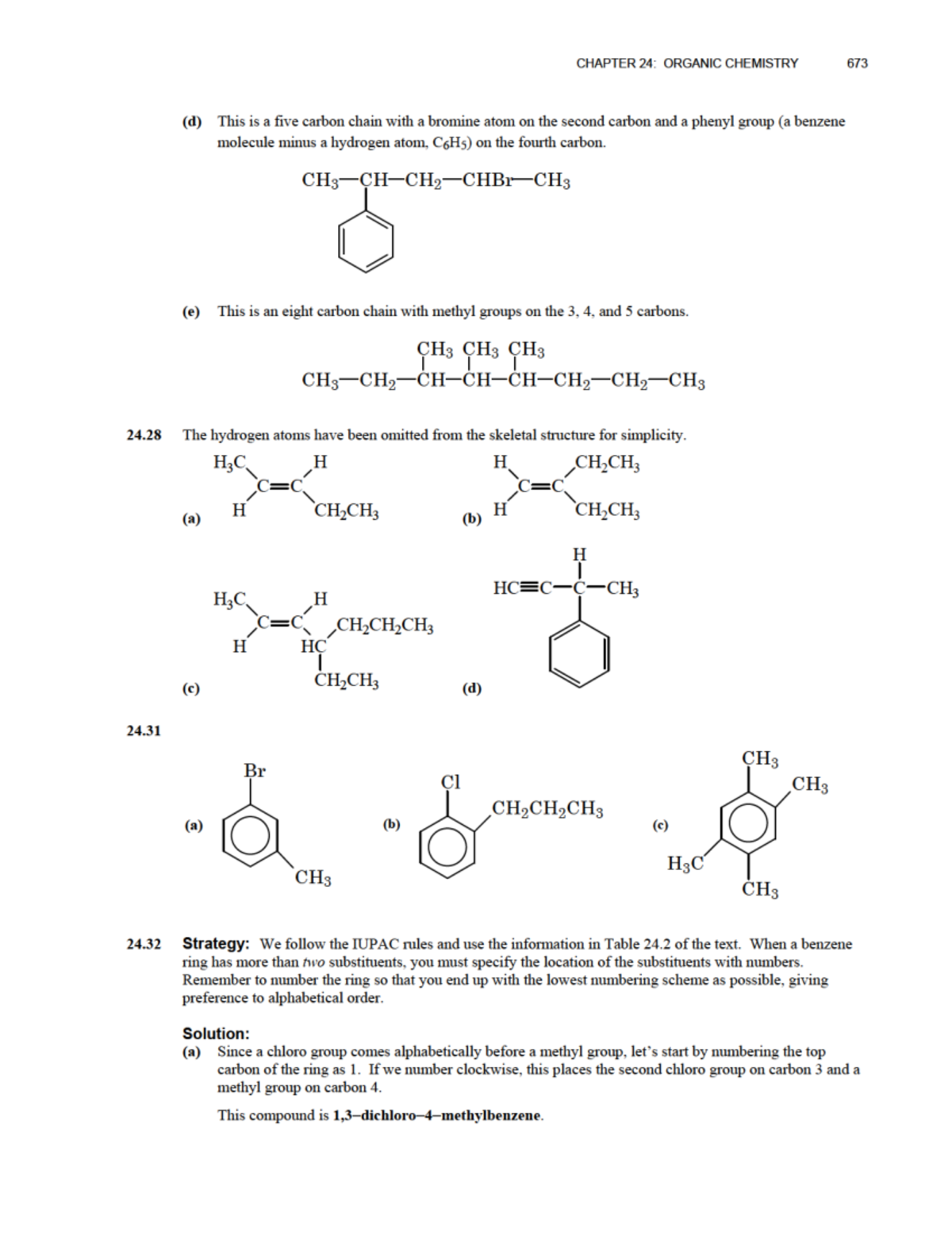 CHAPTER 24: ORGANIC CHEMISTRY SOLUTIONS (10th Ed.) - Studocu