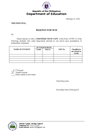 ipcrf adas sample only - Name of Employee: Name of Rater: Position ...