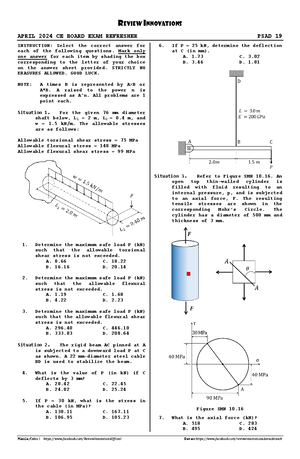 SET B Structural Analysis Problems and Solutions for Engineering Exam ...
