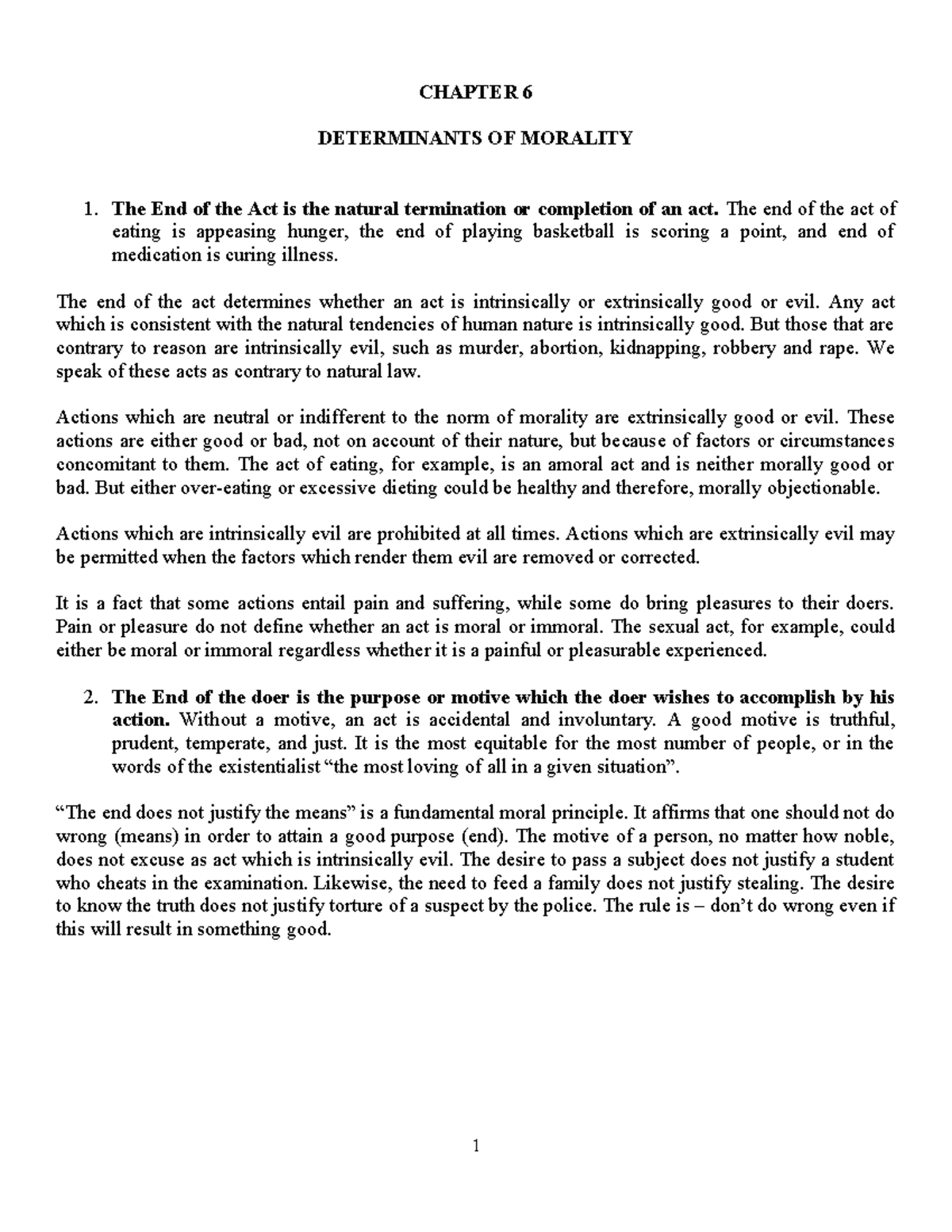 ETHICS 101: MIDTERM NOTES ON MORALITY AND HUMAN VALUES - Studocu