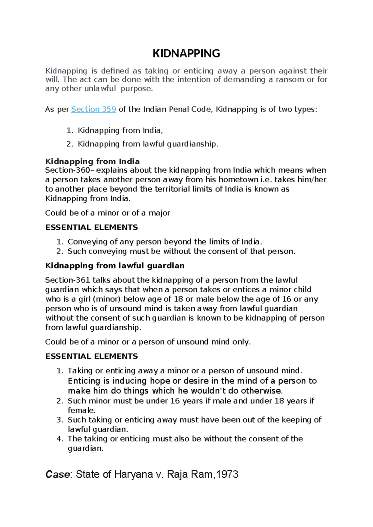 Labour Laws and the Welfare of Women & Children: An Overview - Studocu