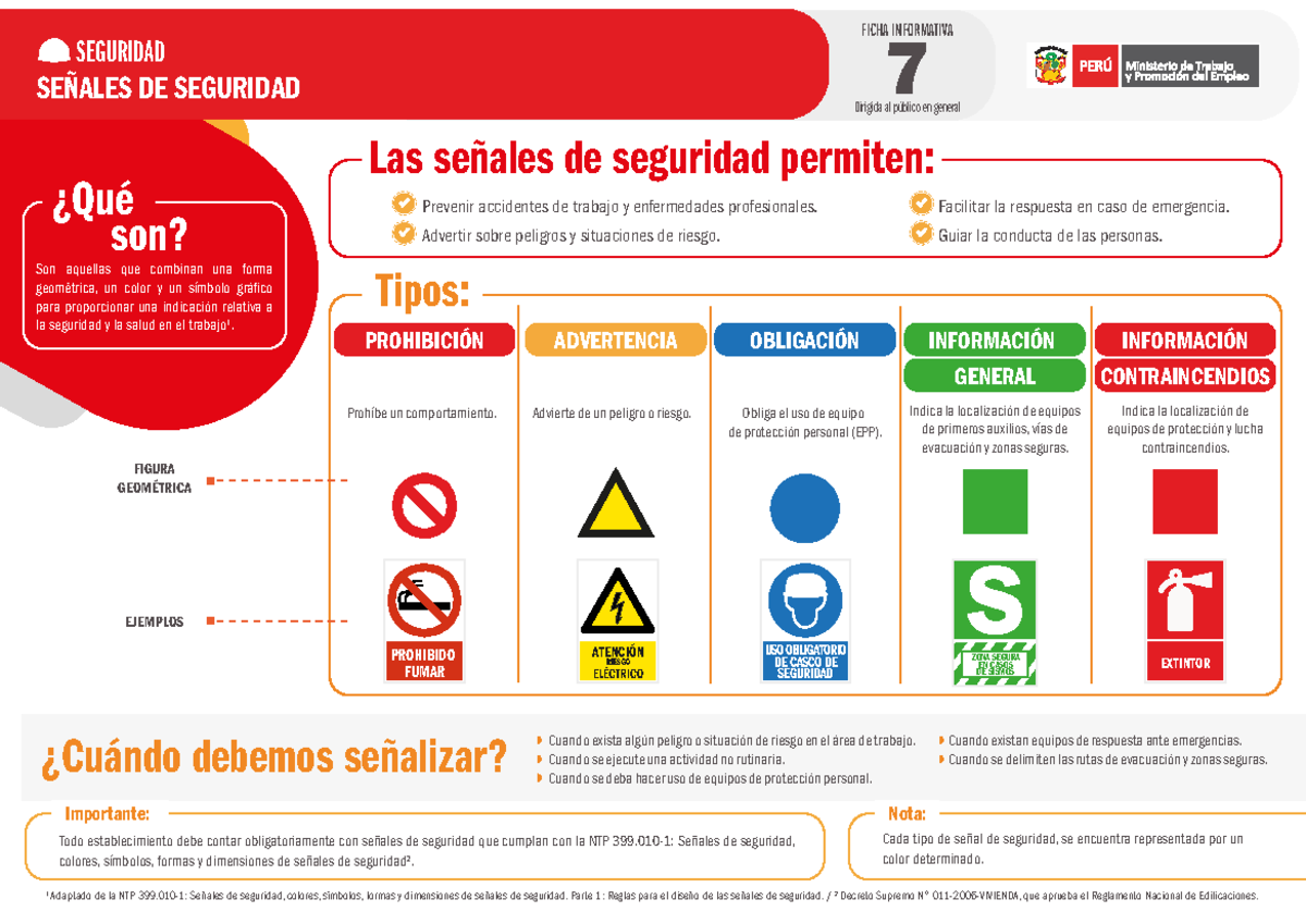 Guía Informativa sobre Señales de Seguridad en el Trabajo - Document Preview