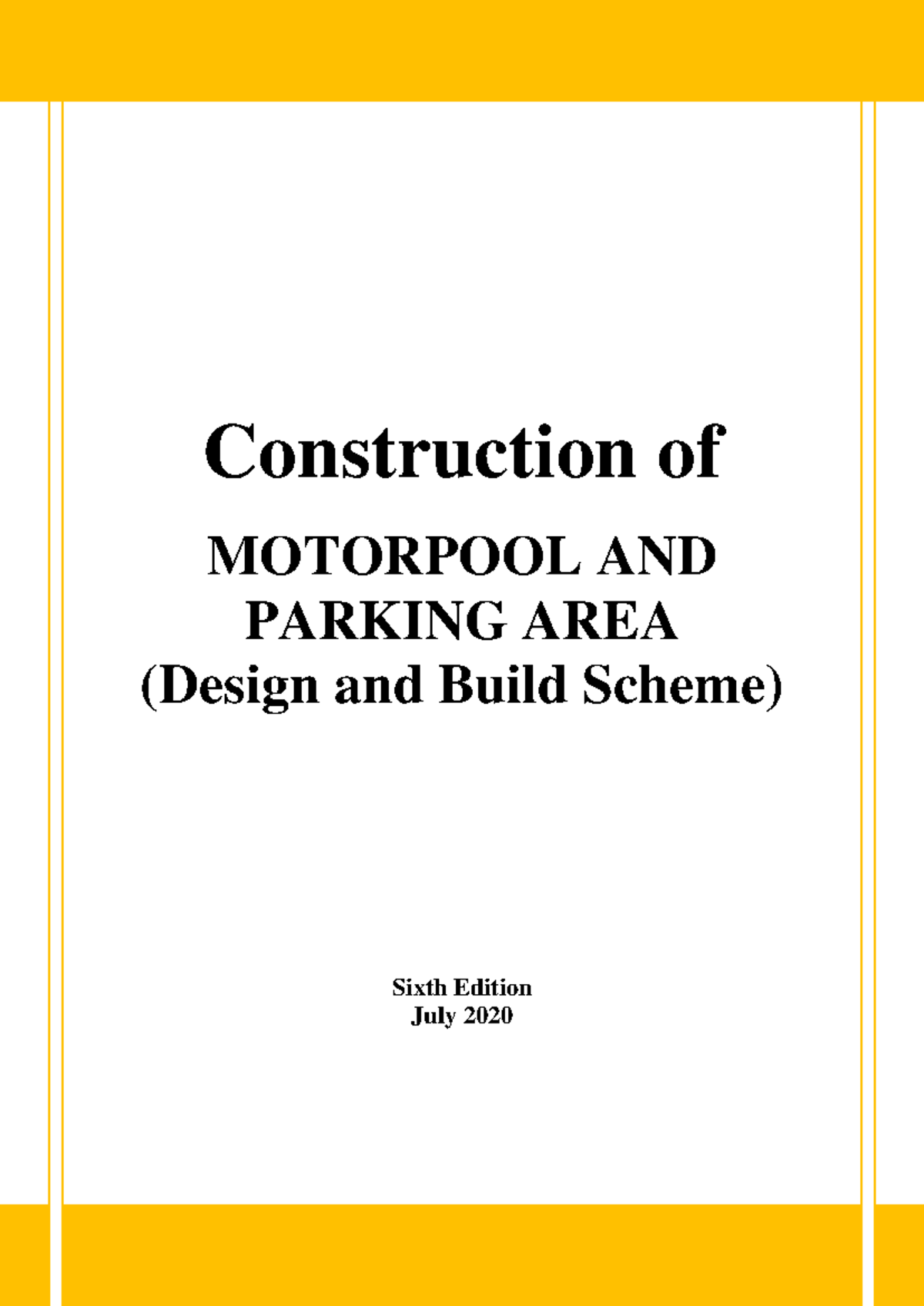 Philippine Bidding Docs for Motorpool Construction and Parking Area ...