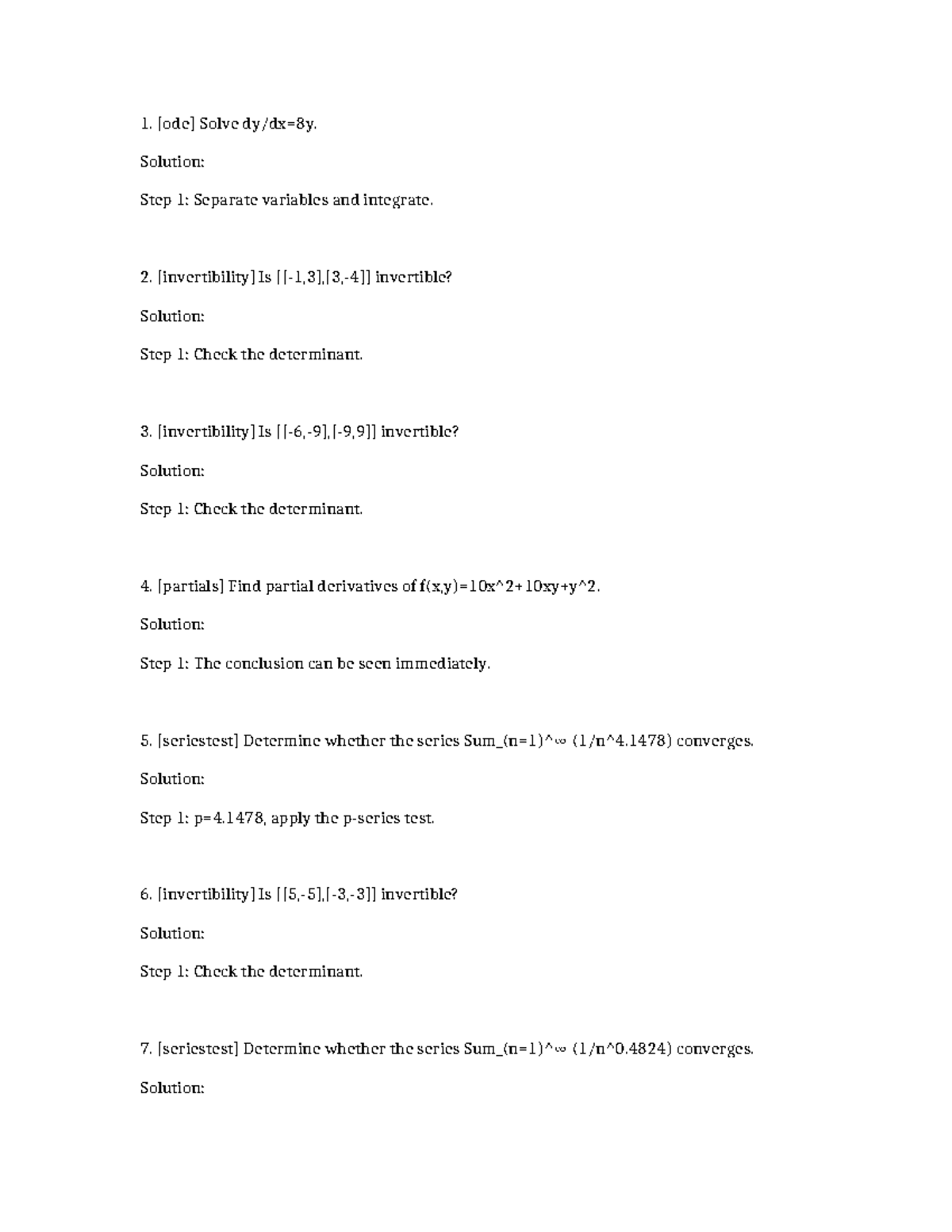 Math 4919: Solutions to Key Problems and Concepts - Studocu