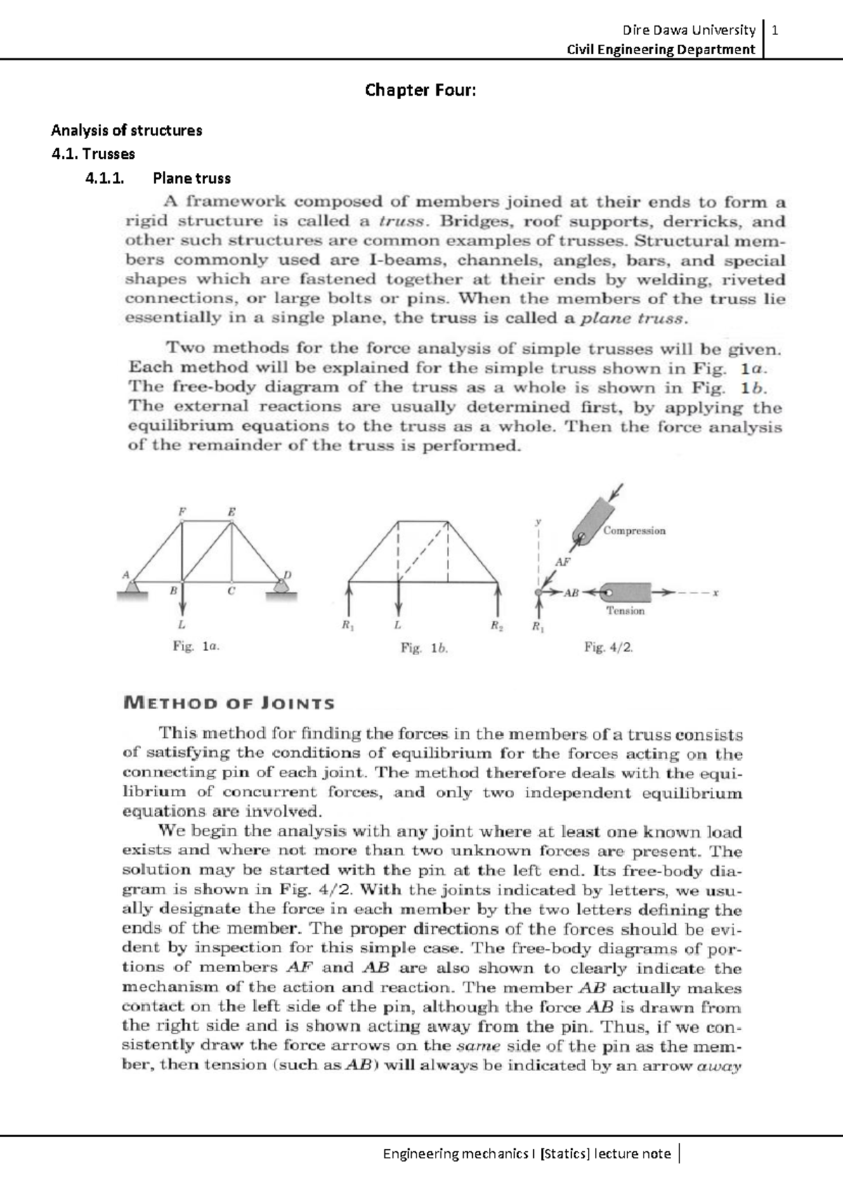 Chapter 4 - Modern physics lecture notes of ddu - Civil Engineering ...