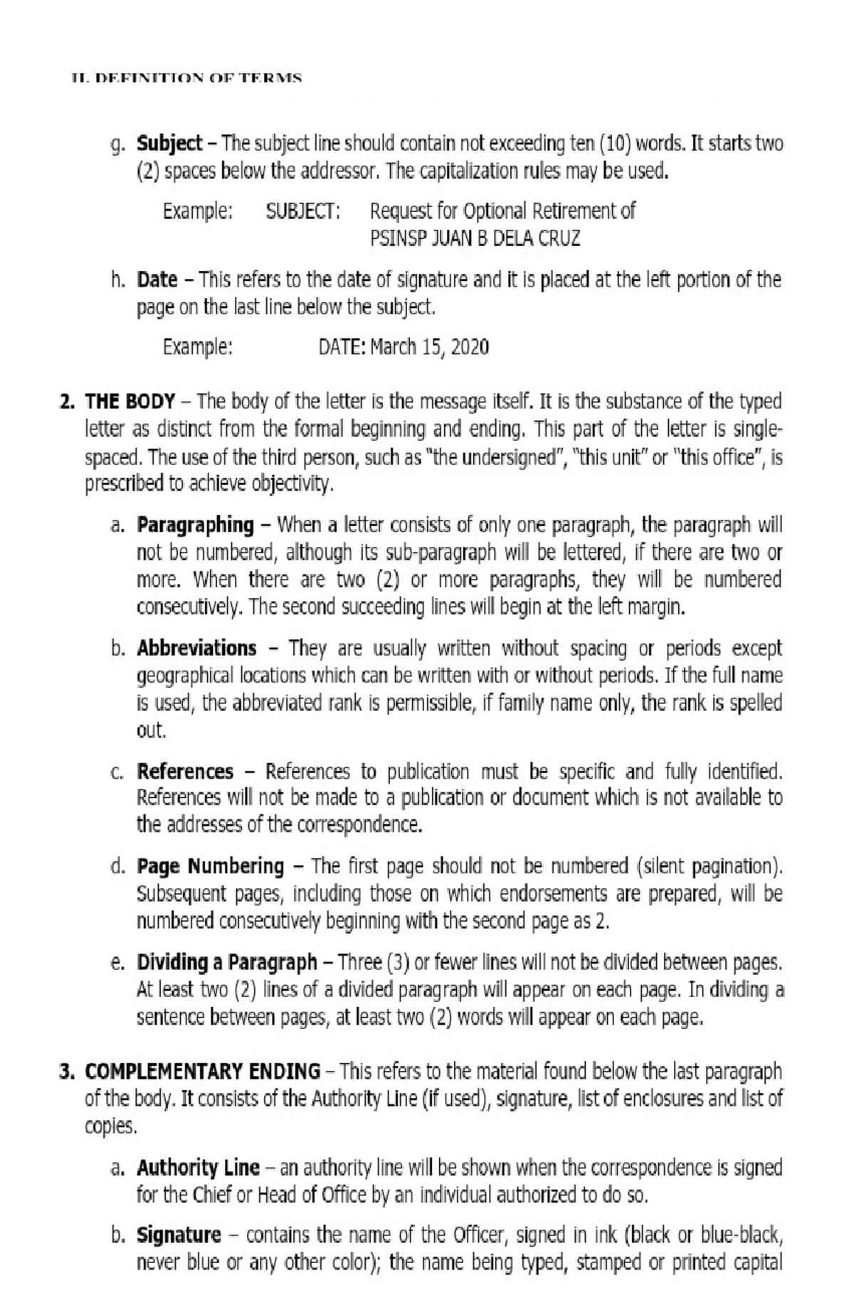 CDI 5 - Guide to Letter Formatting & Message Composition - Studocu
