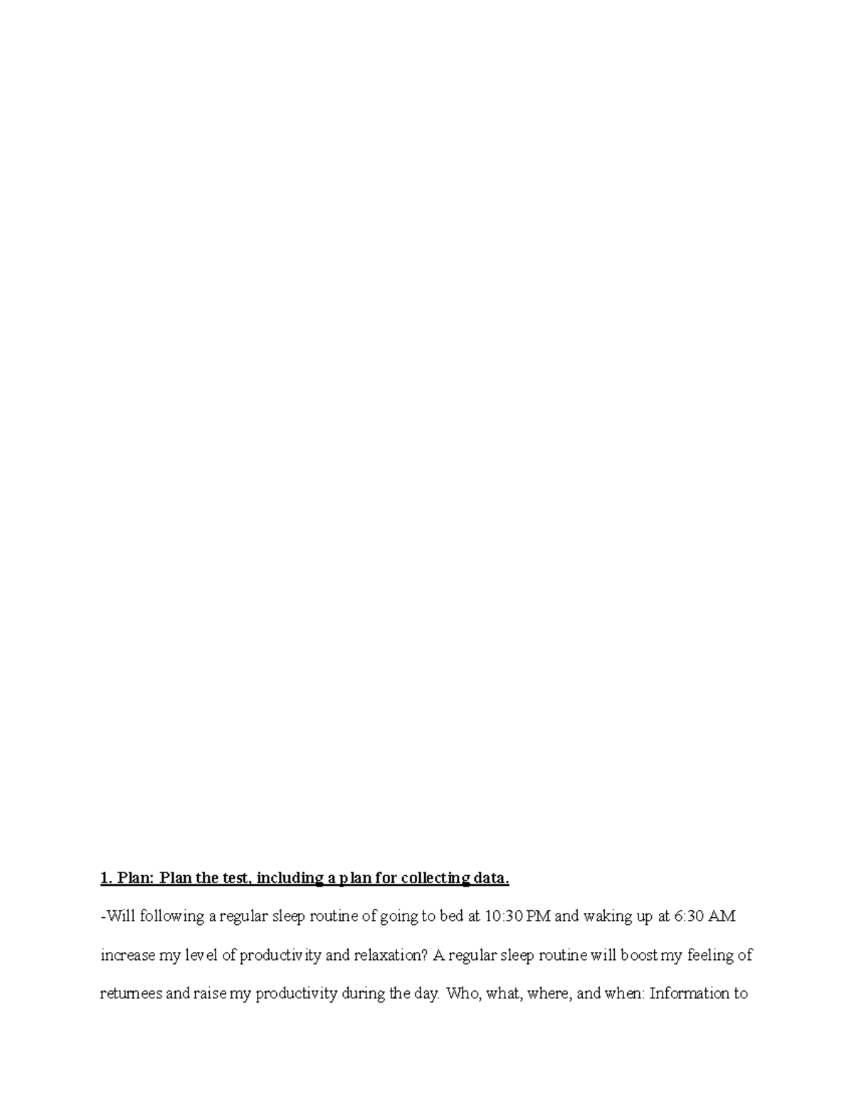 Module 2 Apply PDSA Worksheet - Plan: Plan the test, including a plan ...