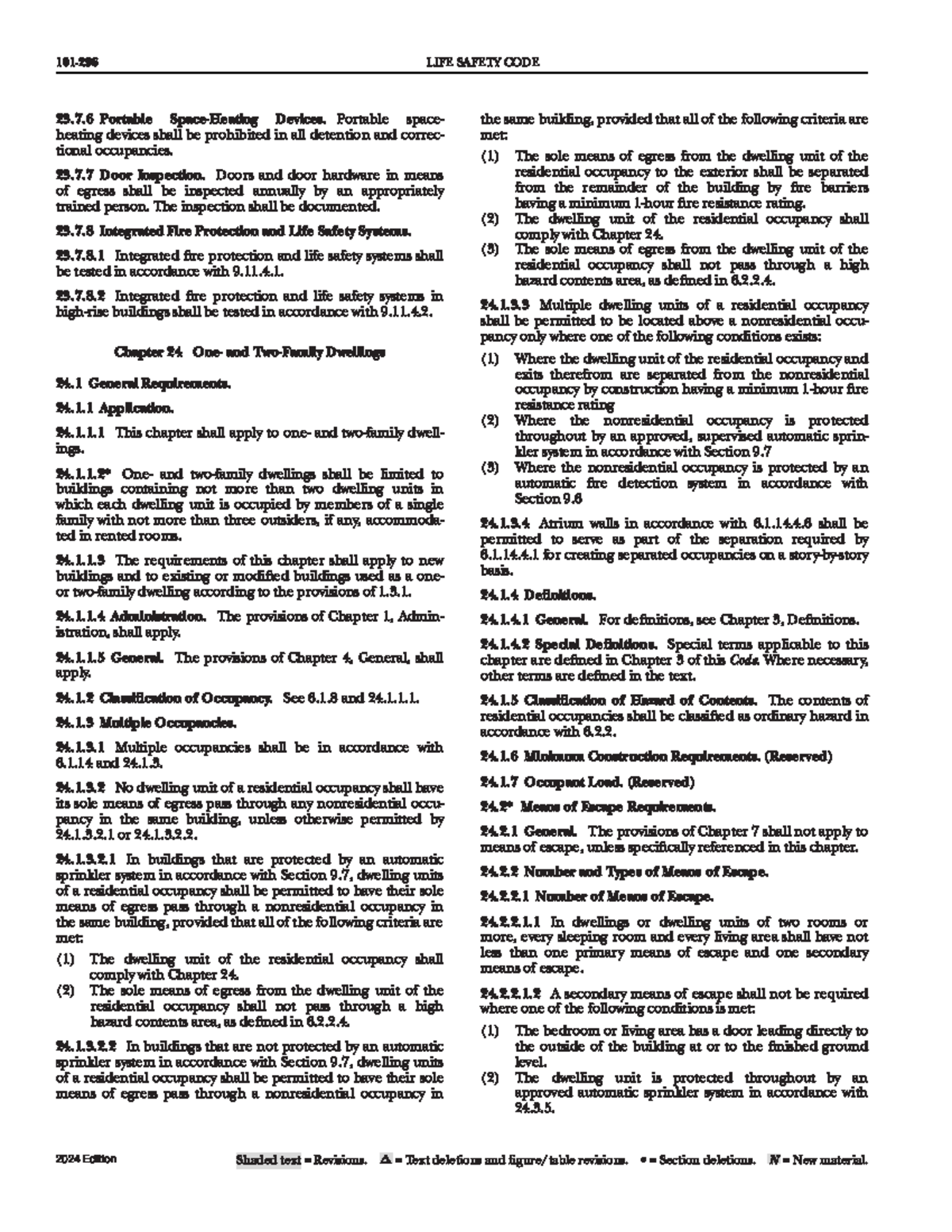 NFPA 101 Life Safety Code 2024 Edition Overview and Key Points - Studocu