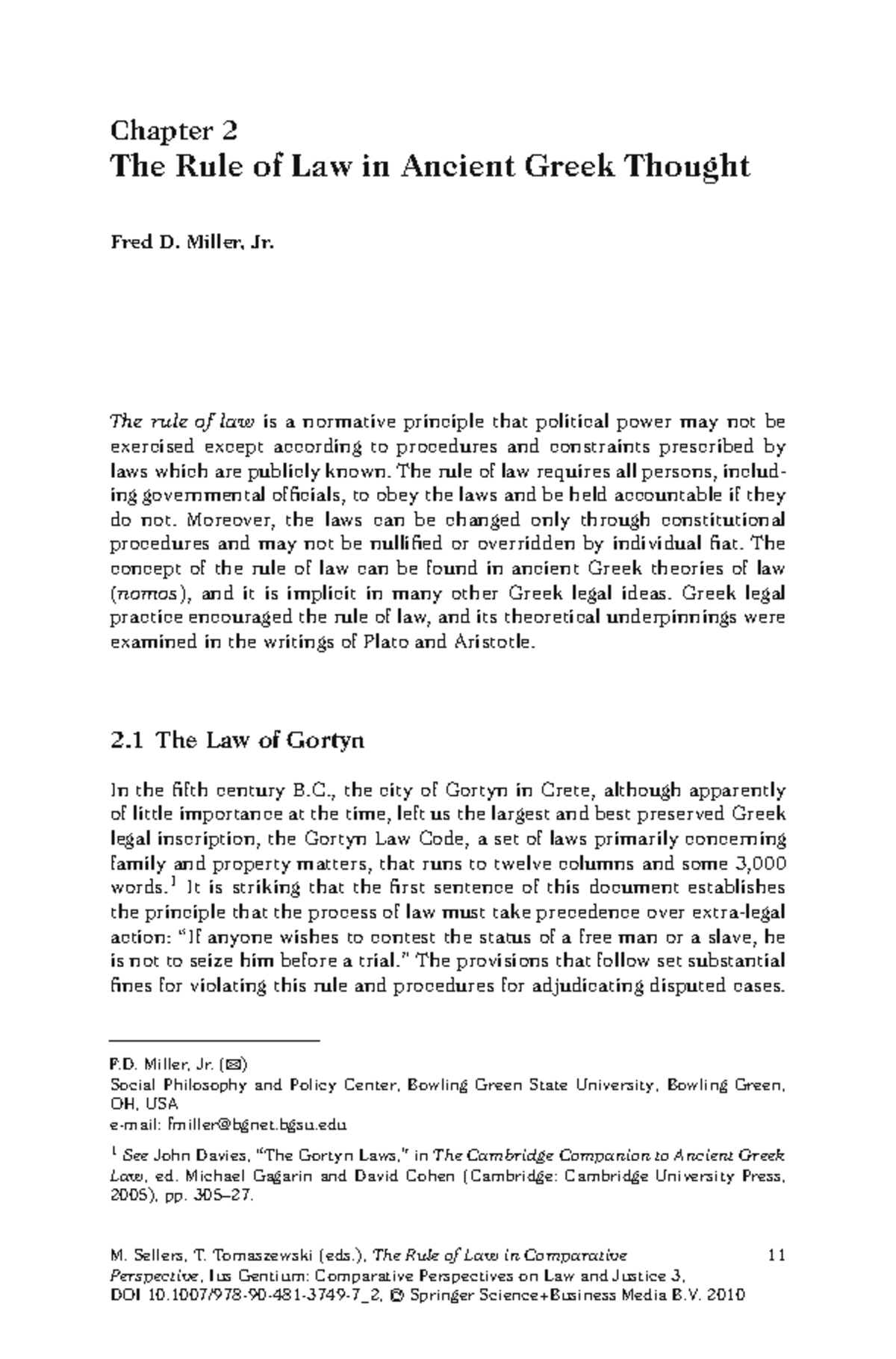 PHIL 204: The Rule of Law in Ancient Greek Political Thought - Studocu