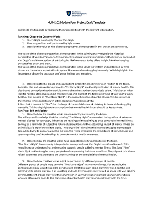 Mod1 Short Answer - 1 Module 1: Short answers HUM 102: Self, Society ...