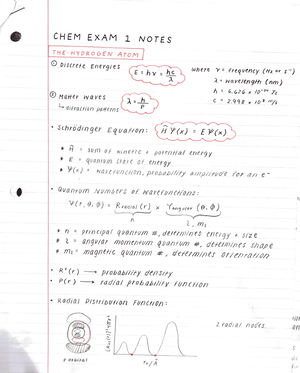 Orgo II Final Exam Review Sheet - CHEM 20283 - Studocu