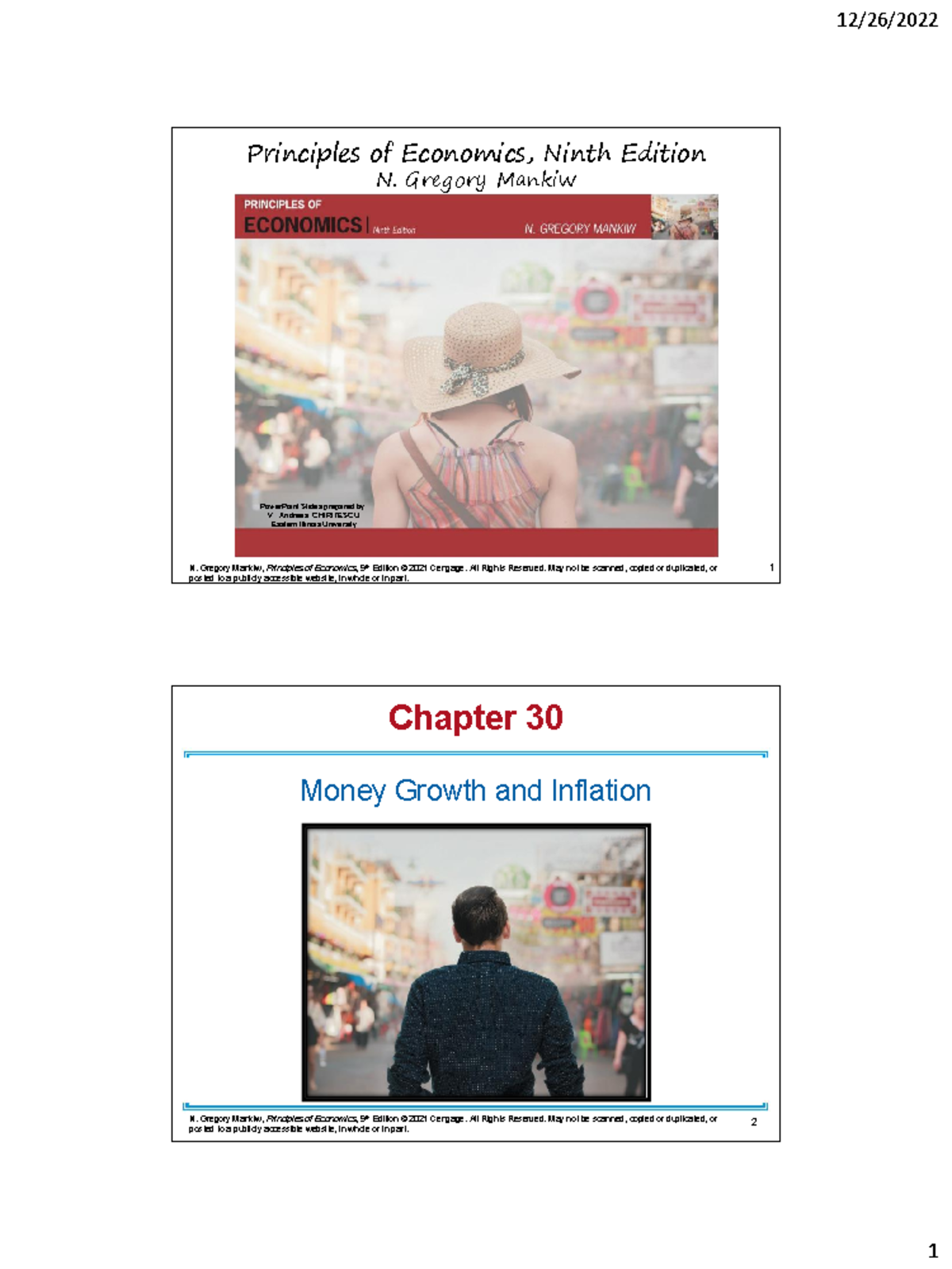 Chapter 30: Exploring Money Growth and Inflation Dynamics - Studocu