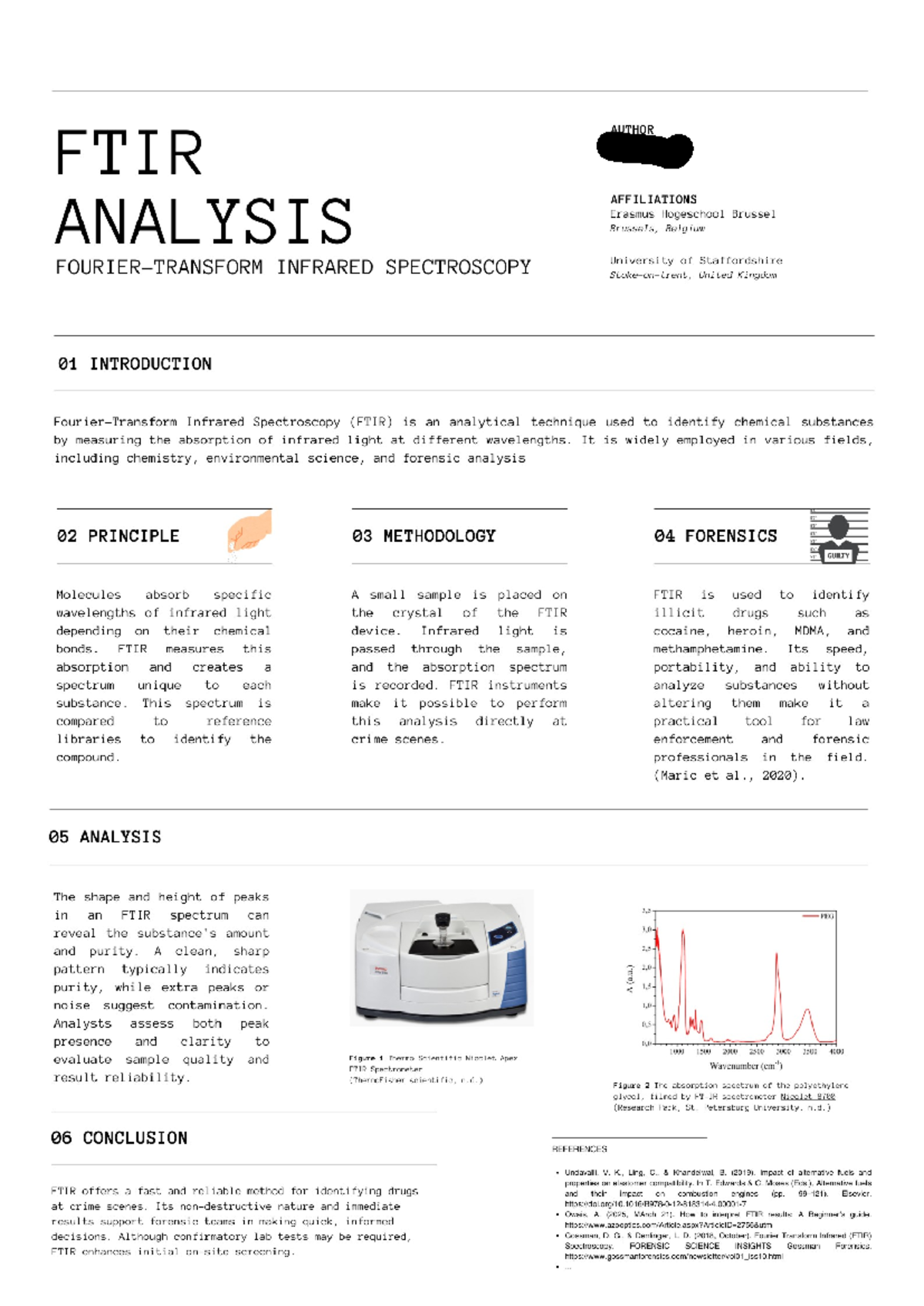 FTIR Analysis in Forensics: A Practical Tool for Crime Scene ...