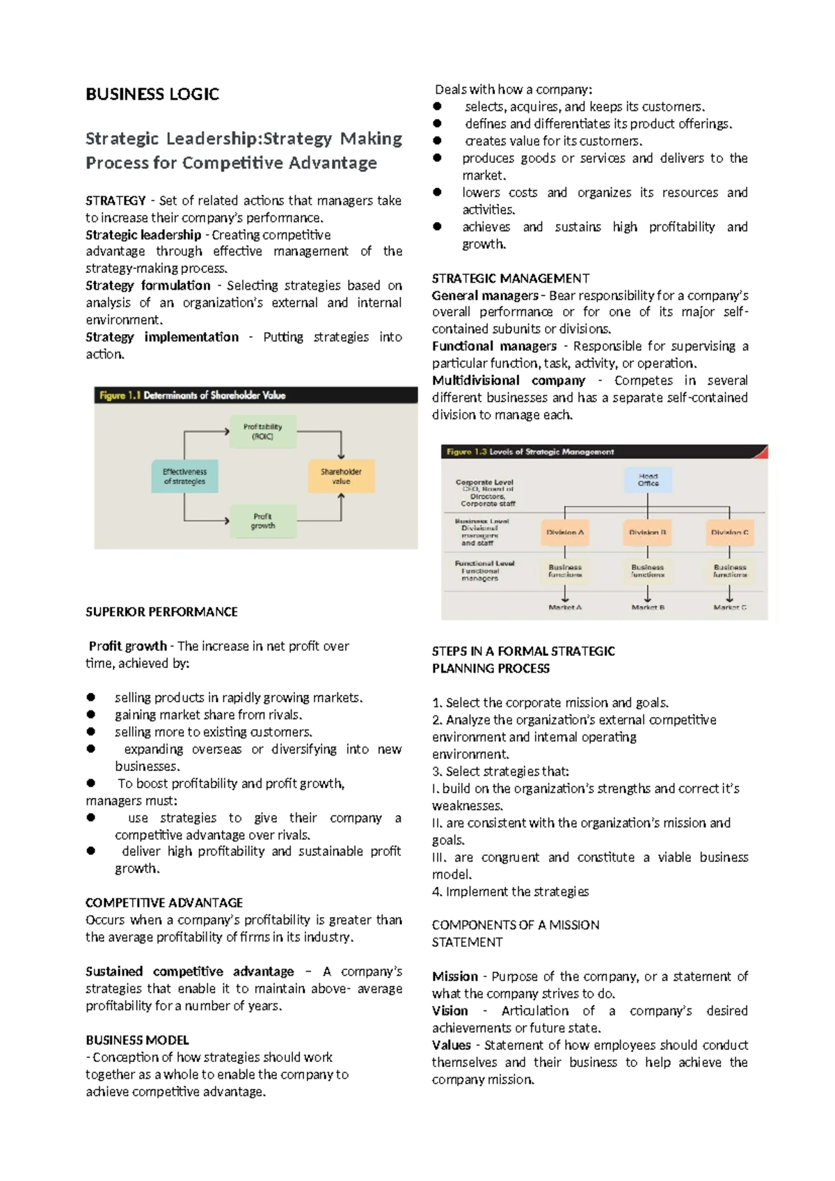 Bus Logic Review - Inductive and Deductive Reasoning Analysis - Studocu
