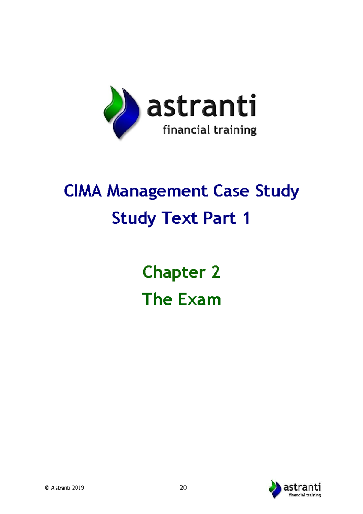 CIMA Management Case Study (MCSST 1C2) Exam Insights and Strategies ...