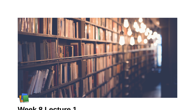 Week 8 Lecture Notes on Algorithms & Data Structures (BSCCS2001) - Studocu